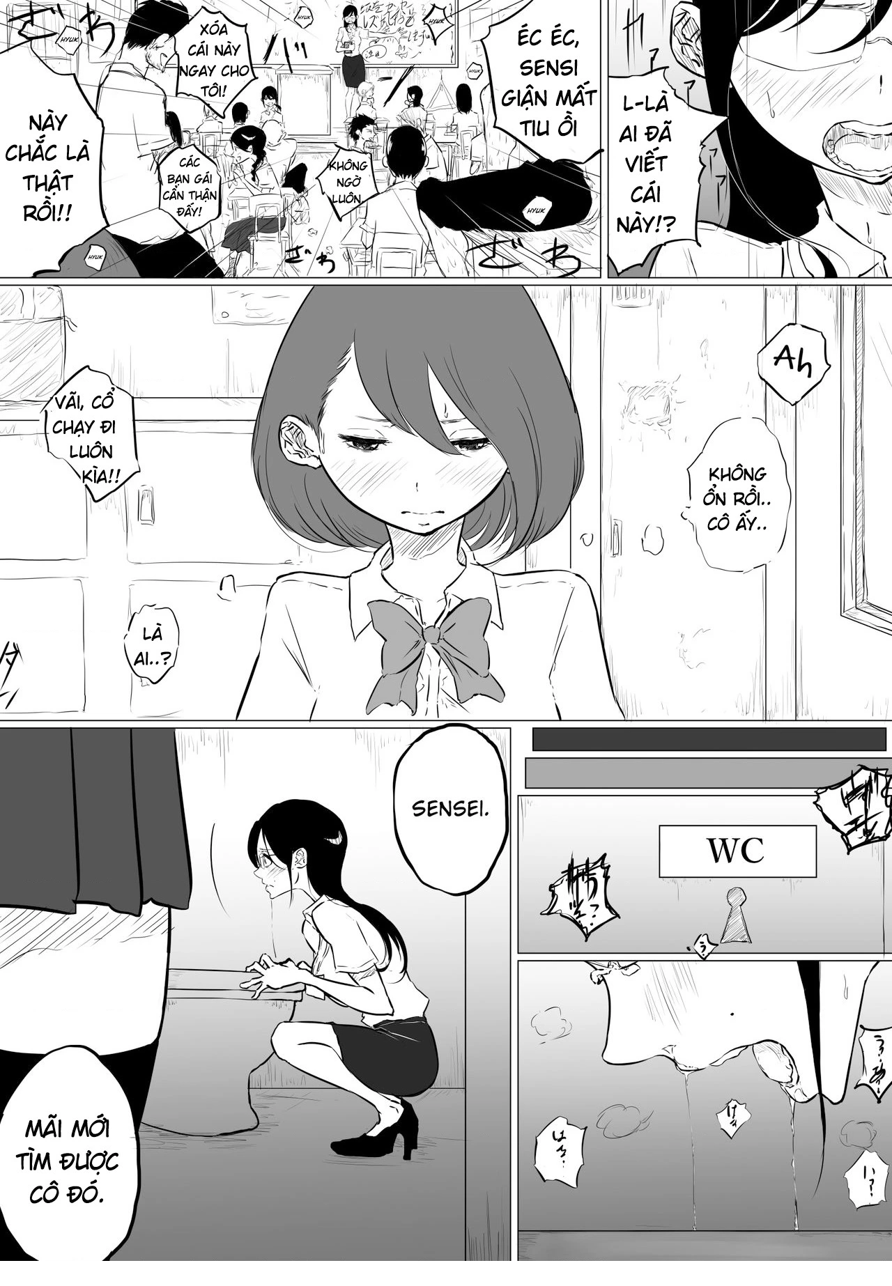 HentaiVN.net - Ảnh 6 - tại sao giáo viên của tôi lại ở 1 nhà thổ đồng tính nữ!? - Oneshot