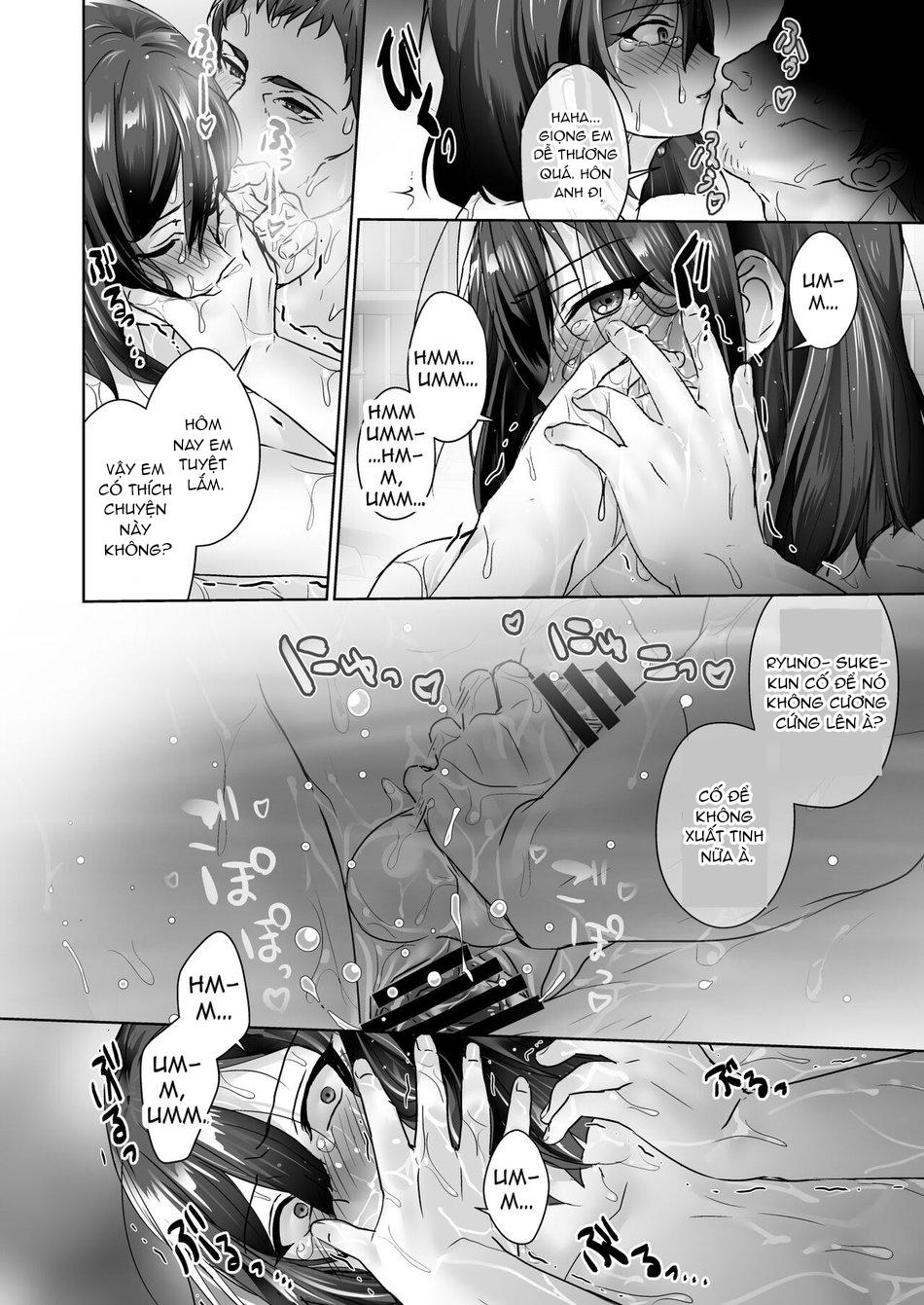 HentaiVN.net - Ảnh 22 - Oshiego no Shounen to Onsen Ecchi - one shot