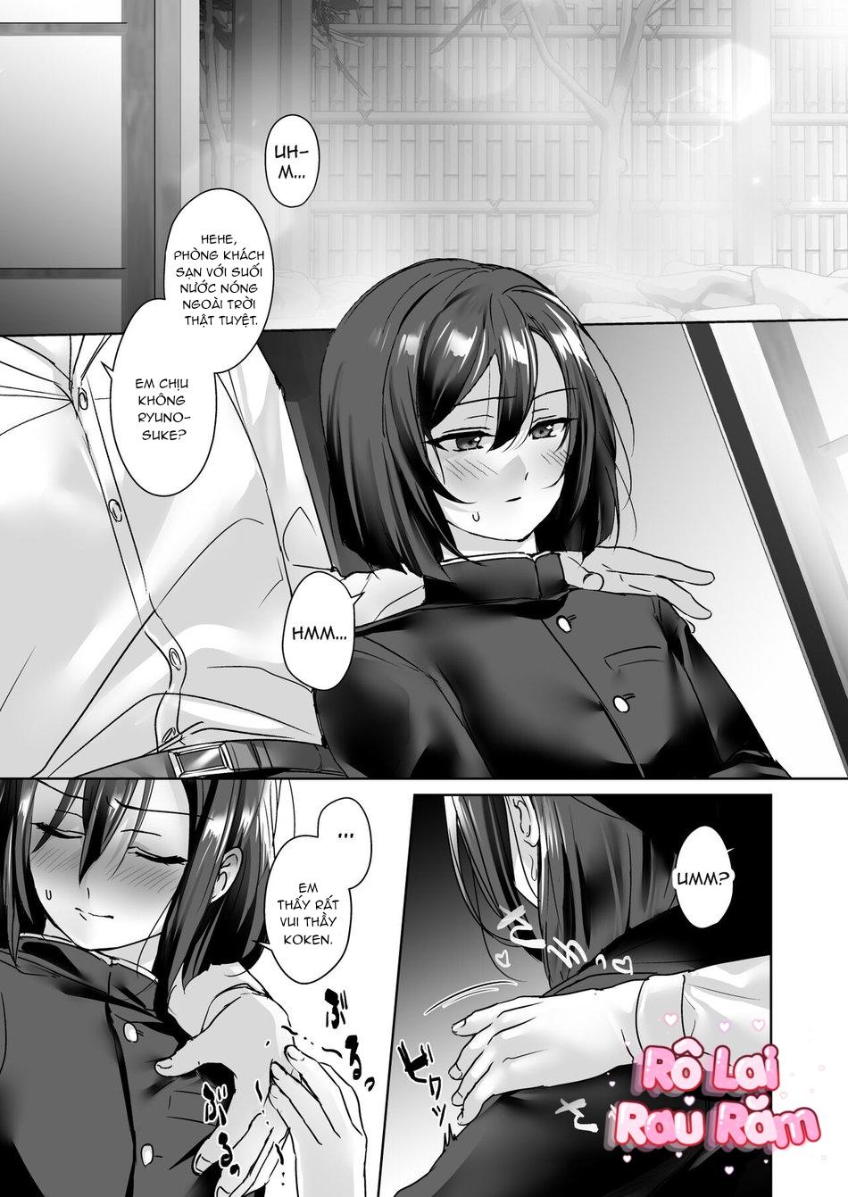 HentaiVN.net - Ảnh 5 - Oshiego no Shounen to Onsen Ecchi - one shot