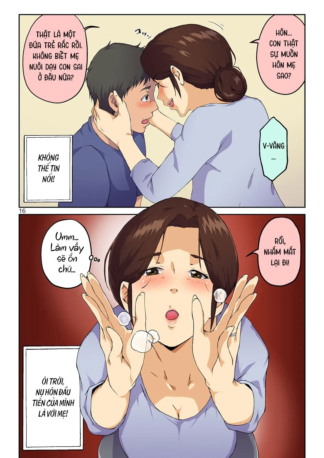 HentaiVN.net - Ảnh 18 - Tôi bày tỏ với mẹ và mẹ đã cho tôi xxx [Kaa-san ni Kokuhaku Shitara xxxx Made Sasete Kureta; When I Confessed to My Mother, She Let Me Do XXXX] - Oneshot