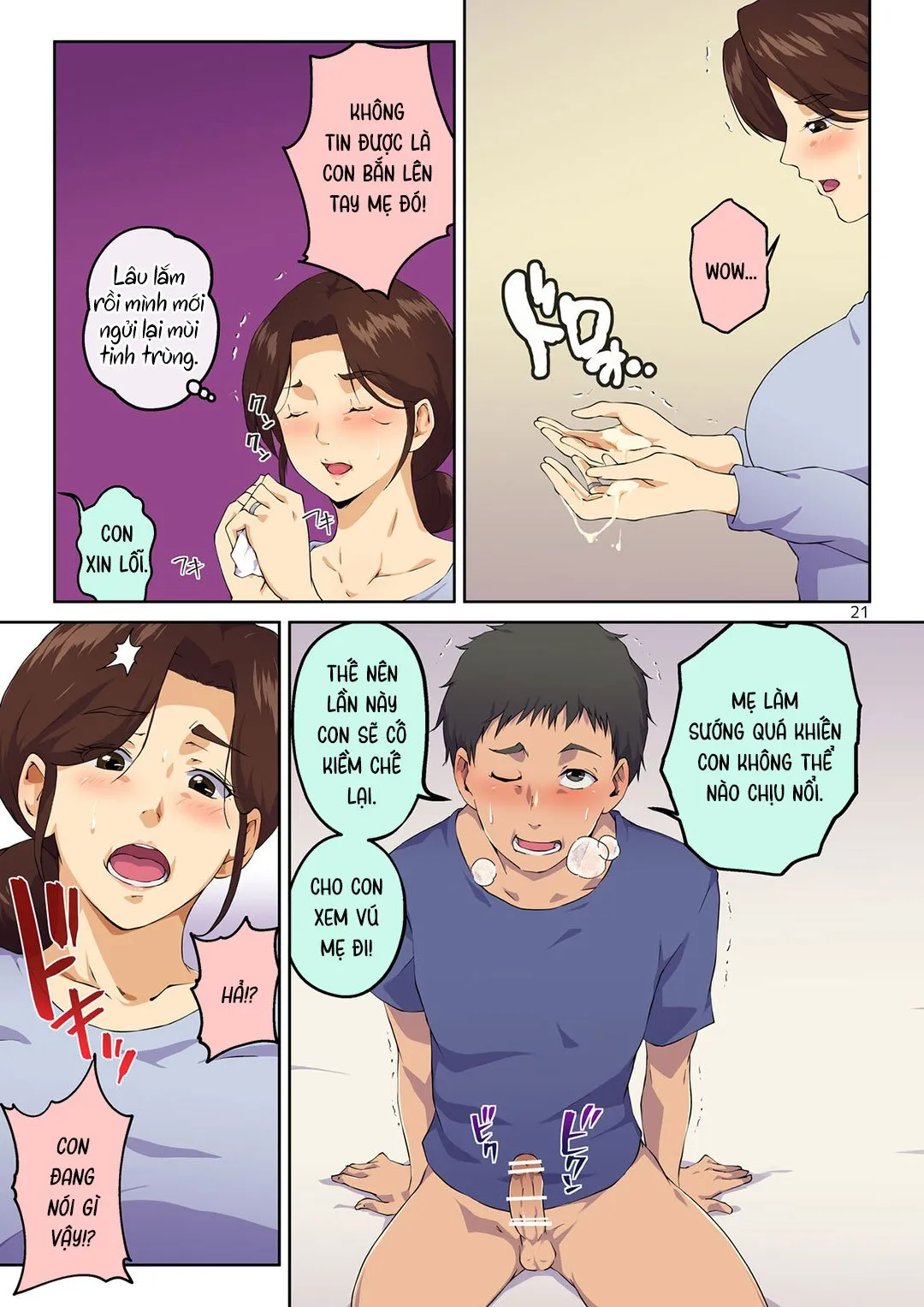 HentaiVN.net - Ảnh 23 - Tôi bày tỏ với mẹ và mẹ đã cho tôi xxx [Kaa-san ni Kokuhaku Shitara xxxx Made Sasete Kureta; When I Confessed to My Mother, She Let Me Do XXXX] - Oneshot