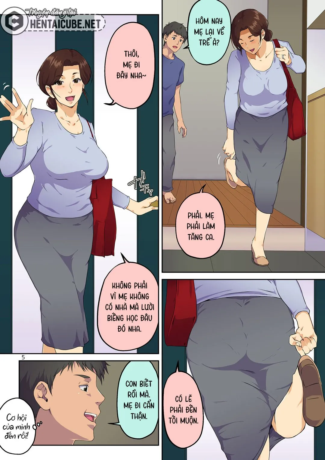 HentaiVN.net - Ảnh 7 - Tôi bày tỏ với mẹ và mẹ đã cho tôi xxx [Kaa-san ni Kokuhaku Shitara xxxx Made Sasete Kureta; When I Confessed to My Mother, She Let Me Do XXXX] - Oneshot