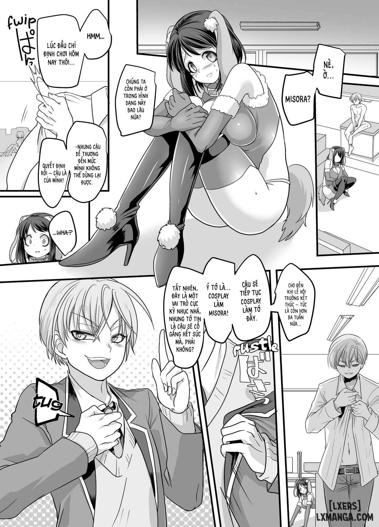 HentaiVN.net - Ảnh 25 - Kanojo no Cosplay ~Chijoku no Nyotaika Choukyou!!~ - Oneshot.