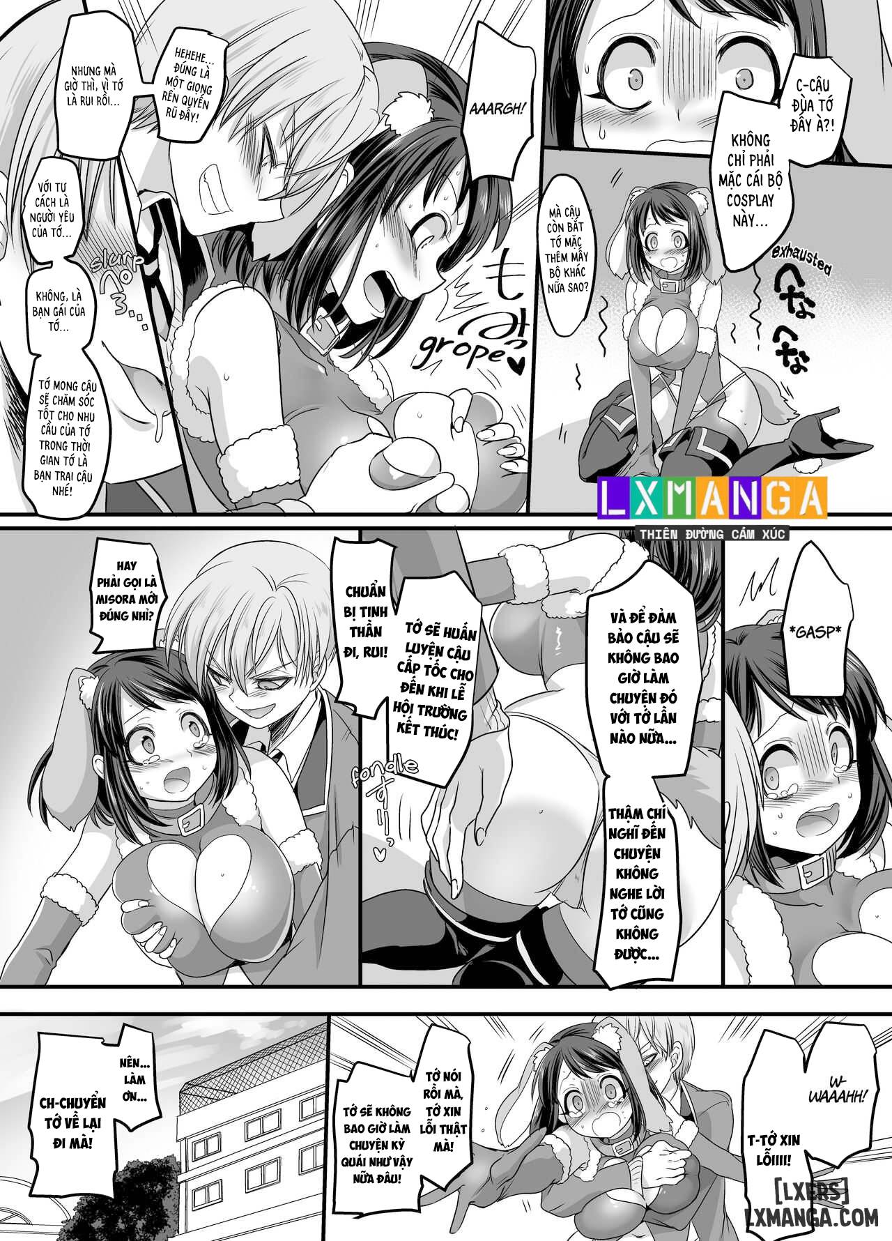 HentaiVN.net - Ảnh 26 - Kanojo no Cosplay ~Chijoku no Nyotaika Choukyou!!~ - Oneshot.