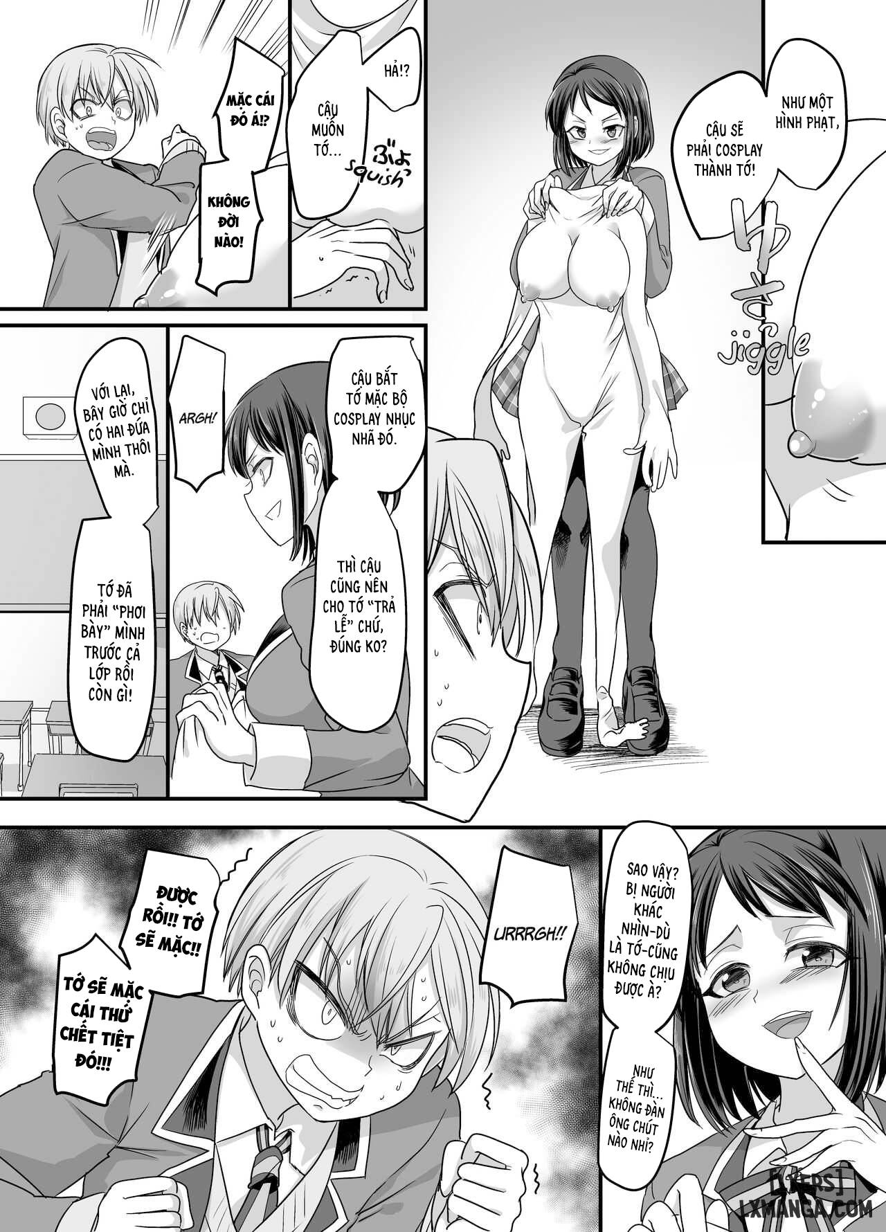 HentaiVN.net - Ảnh 7 - Kanojo no Cosplay ~Chijoku no Nyotaika Choukyou!!~ - Oneshot.