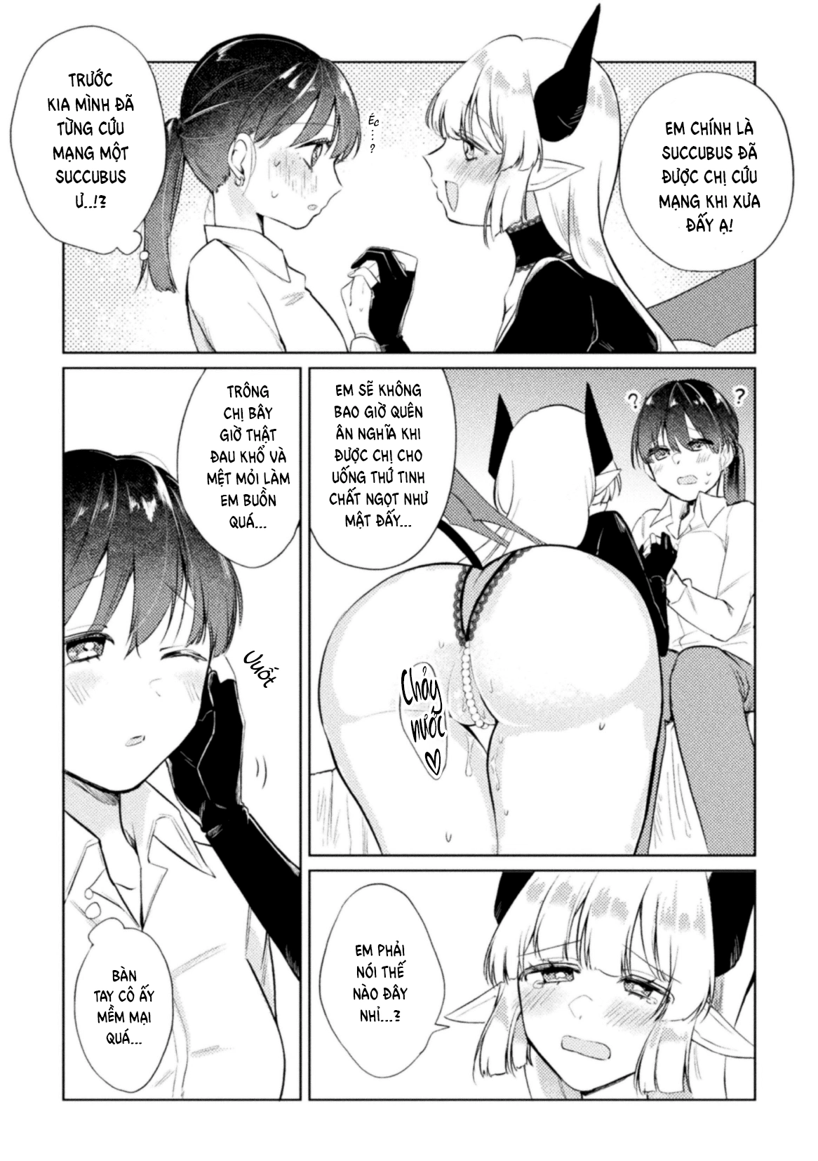 HentaiVN.net - Ảnh 3 - 2D Comic Magazine Succubus Yuri H Vol.3 - 1. Succubus trả ơn