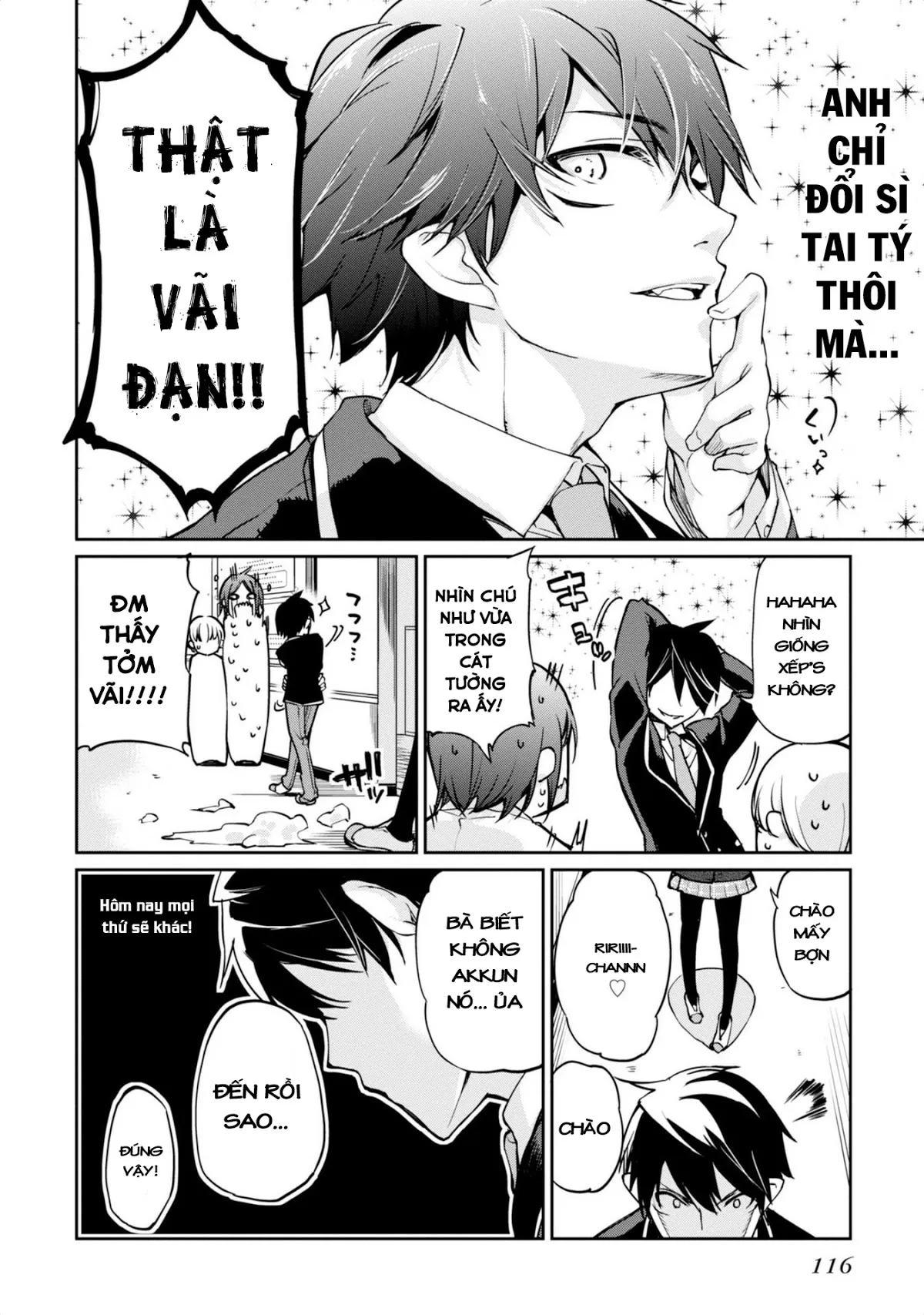 HentaiVN.net - Ảnh 12 - Con quỷ ngu ngốc dám nhờn với các chị thiên thần [Oroka na Tenshi wa Akuma to Odoru; The Foolish Angel Dances with Demons] - Chap 3