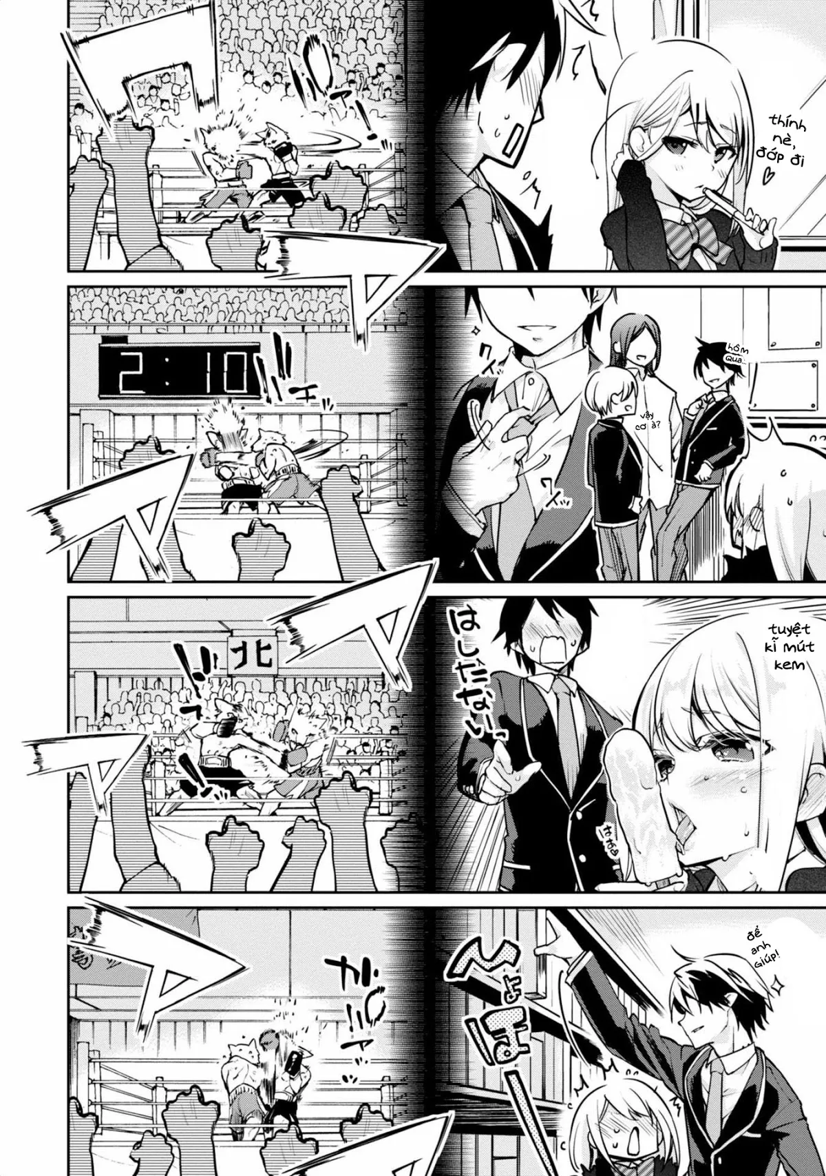 HentaiVN.net - Ảnh 30 - Con quỷ ngu ngốc dám nhờn với các chị thiên thần [Oroka na Tenshi wa Akuma to Odoru; The Foolish Angel Dances with Demons] - Chap 3