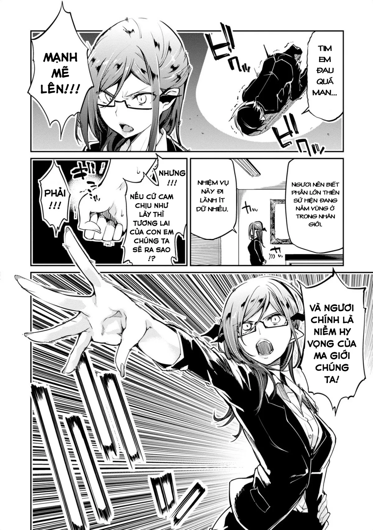 HentaiVN.net - Ảnh 6 - Con quỷ ngu ngốc dám nhờn với các chị thiên thần [Oroka na Tenshi wa Akuma to Odoru; The Foolish Angel Dances with Demons] - Chap 3