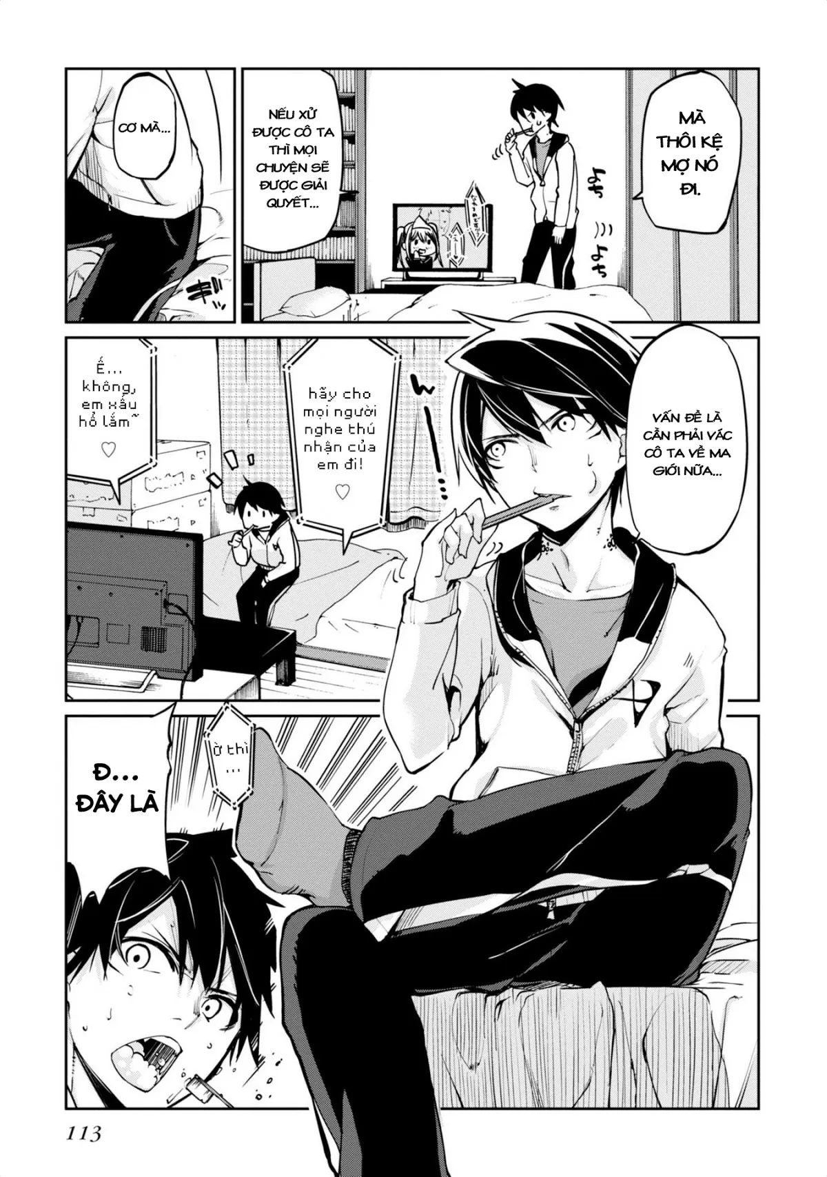 HentaiVN.net - Ảnh 9 - Con quỷ ngu ngốc dám nhờn với các chị thiên thần [Oroka na Tenshi wa Akuma to Odoru; The Foolish Angel Dances with Demons] - Chap 3