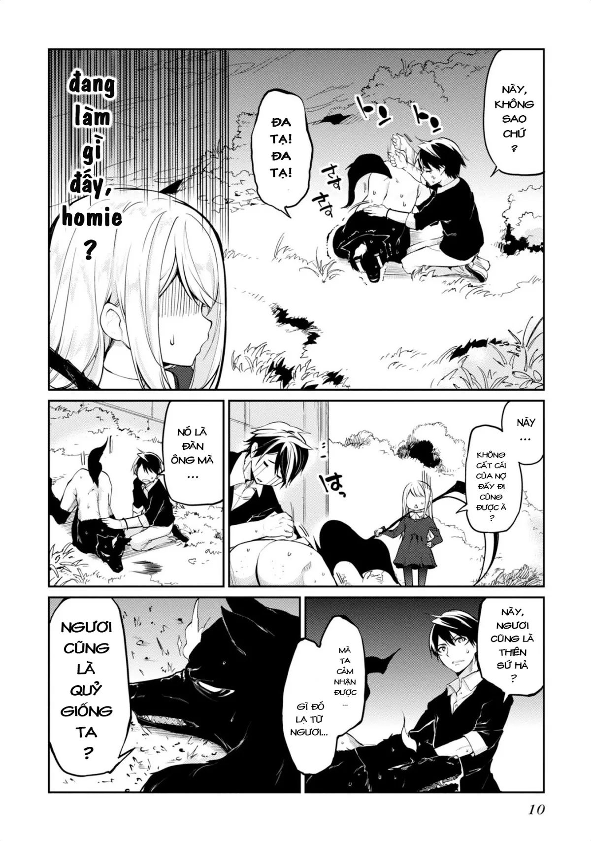 HentaiVN.net - Ảnh 10 - Con quỷ ngu ngốc dám nhờn với các chị thiên thần [Oroka na Tenshi wa Akuma to Odoru; The Foolish Angel Dances with Demons] - Chap 5