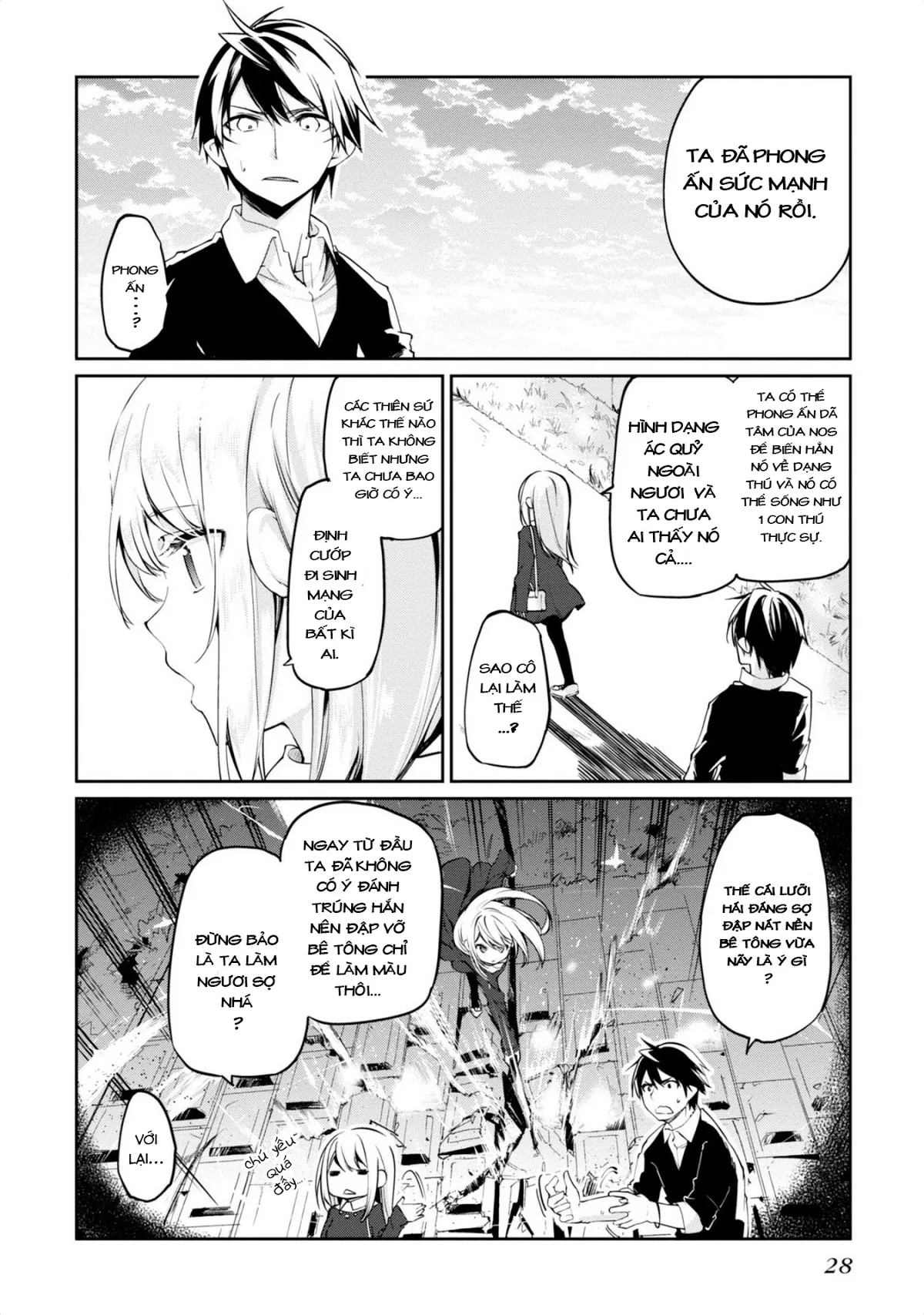 HentaiVN.net - Ảnh 28 - Con quỷ ngu ngốc dám nhờn với các chị thiên thần [Oroka na Tenshi wa Akuma to Odoru; The Foolish Angel Dances with Demons] - Chap 5
