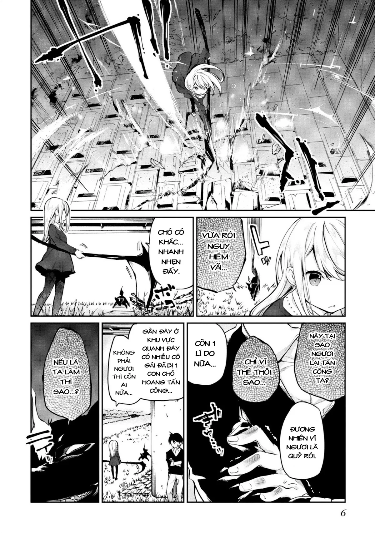 HentaiVN.net - Ảnh 6 - Con quỷ ngu ngốc dám nhờn với các chị thiên thần [Oroka na Tenshi wa Akuma to Odoru; The Foolish Angel Dances with Demons] - Chap 5