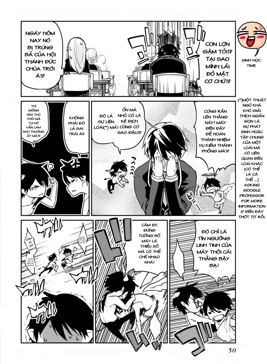 HentaiVN.net - Ảnh 8 - Con quỷ ngu ngốc dám nhờn với các chị thiên thần [Oroka na Tenshi wa Akuma to Odoru; The Foolish Angel Dances with Demons] - Chap 6