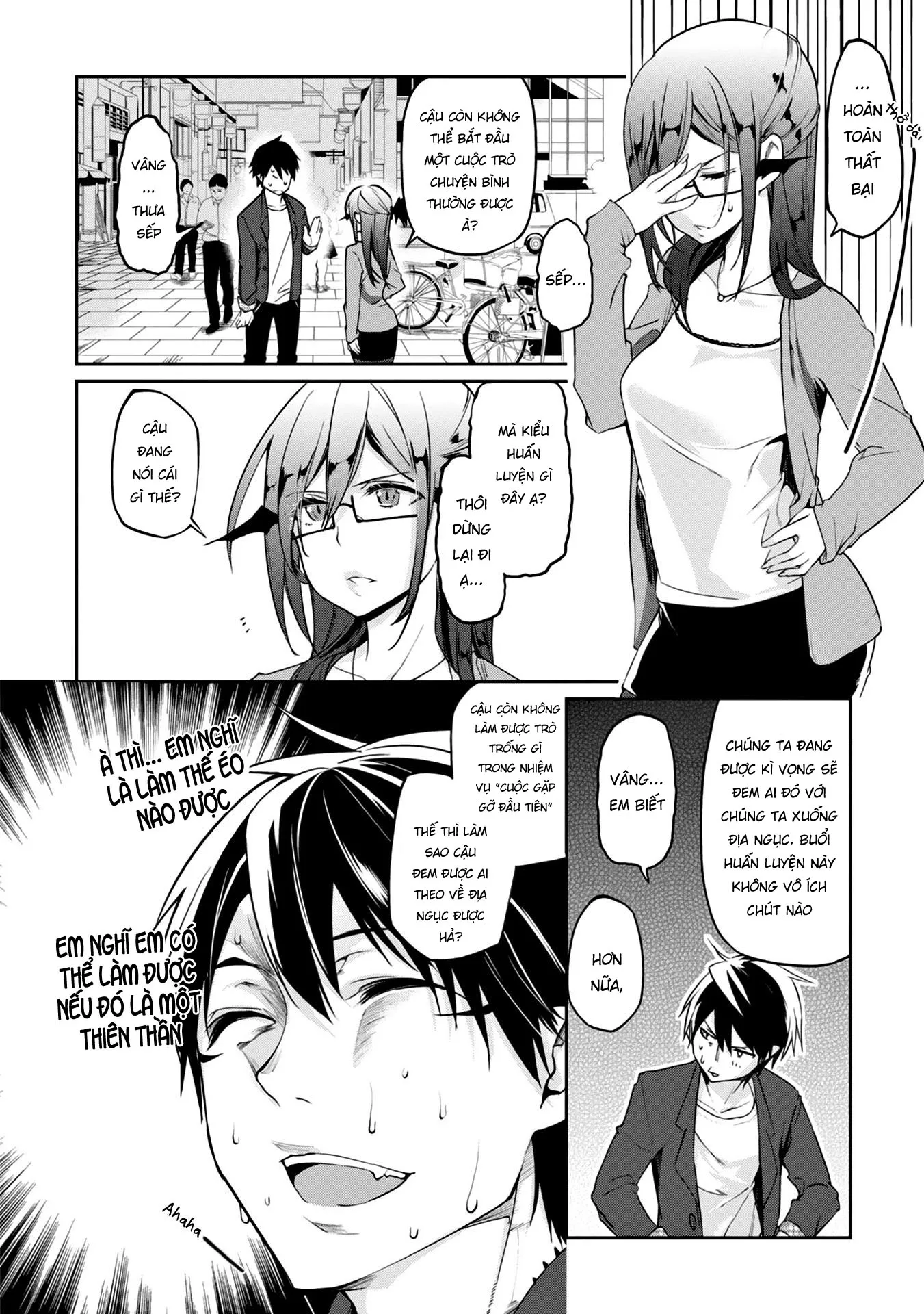 HentaiVN.net - Ảnh 5 - Con quỷ ngu ngốc dám nhờn với các chị thiên thần [Oroka na Tenshi wa Akuma to Odoru; The Foolish Angel Dances with Demons] - Chap 10