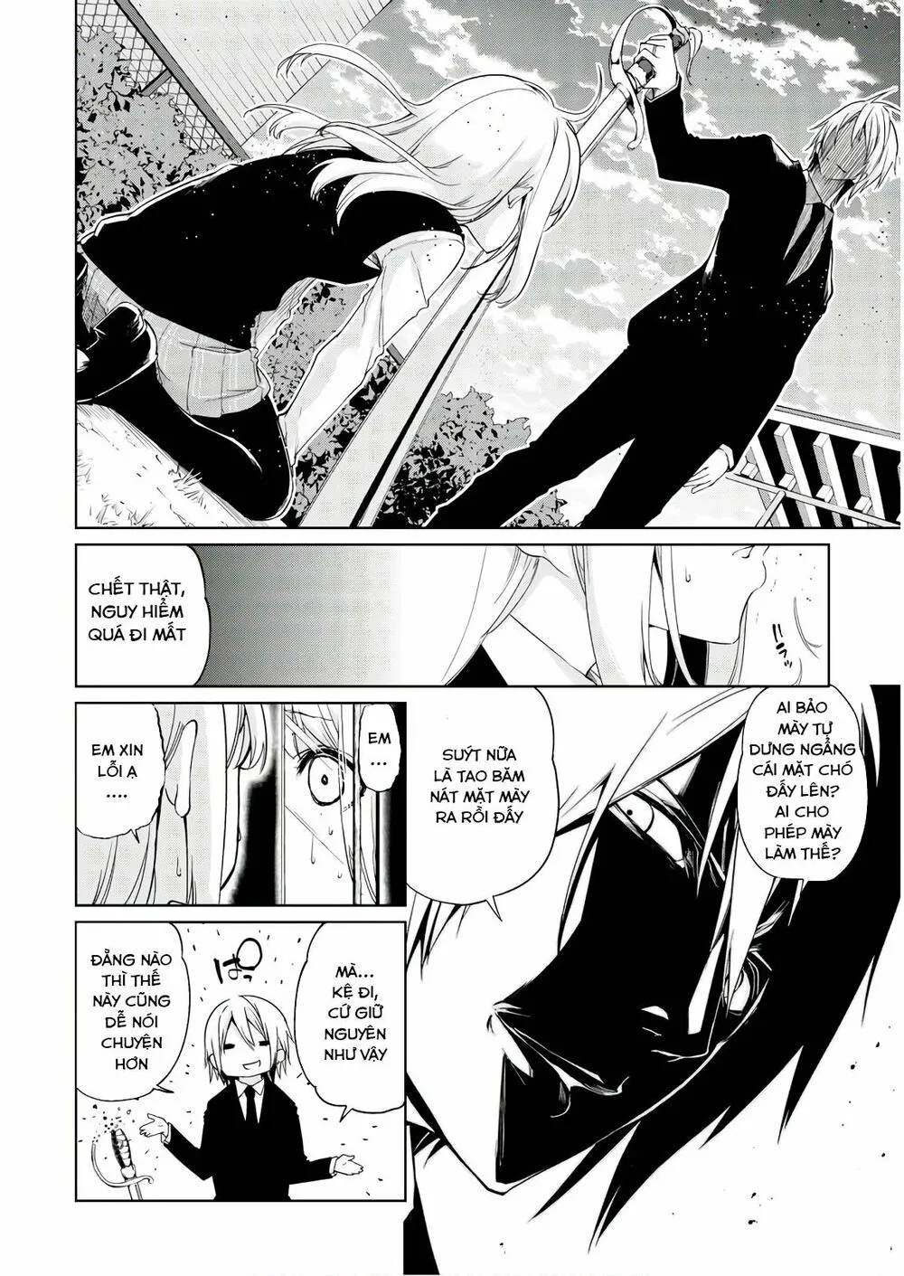 HentaiVN.net - Ảnh 11 - Con quỷ ngu ngốc dám nhờn với các chị thiên thần [Oroka na Tenshi wa Akuma to Odoru; The Foolish Angel Dances with Demons] - Chap 27