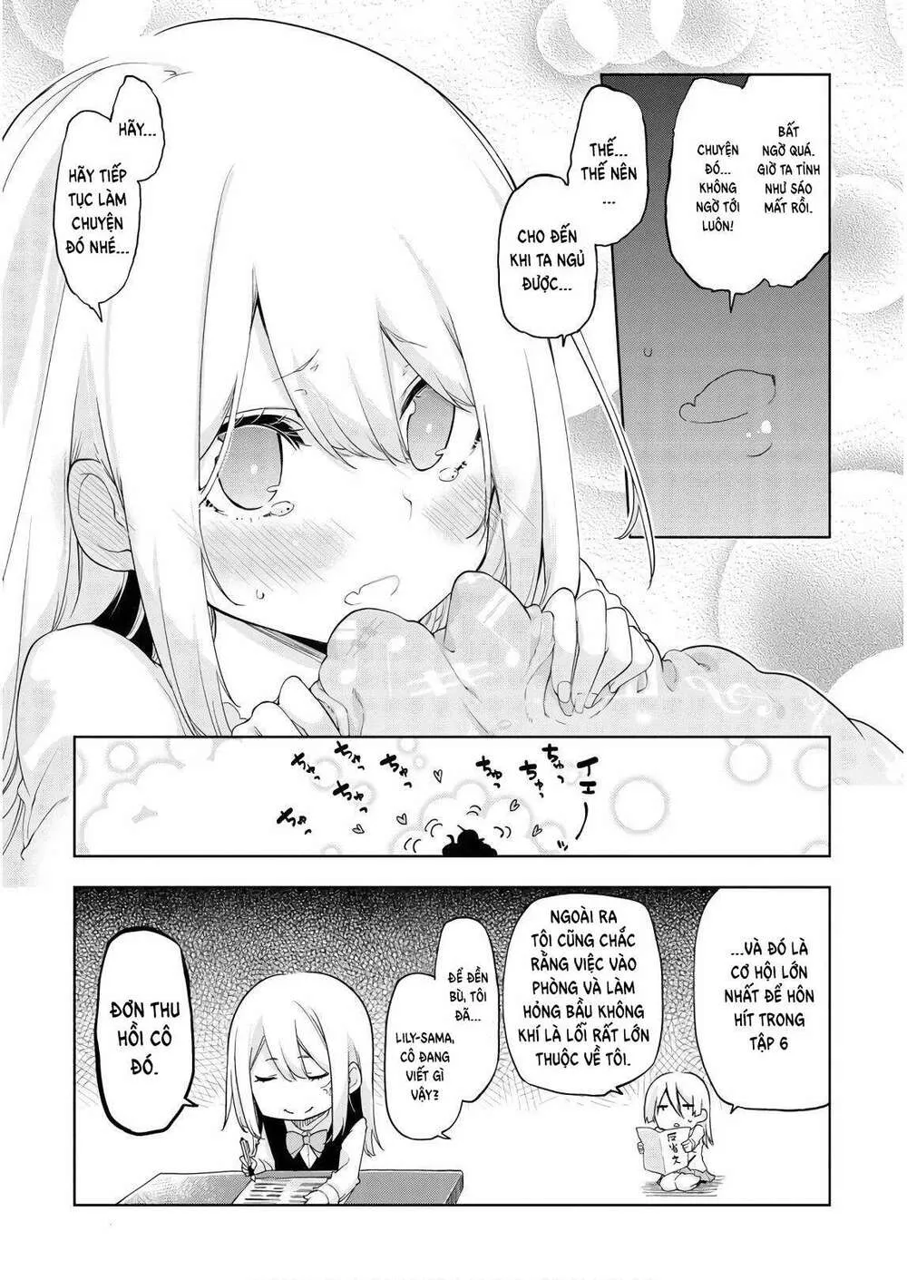HentaiVN.net - Ảnh 10 - Con quỷ ngu ngốc dám nhờn với các chị thiên thần [Oroka na Tenshi wa Akuma to Odoru; The Foolish Angel Dances with Demons] - Chap 29.5