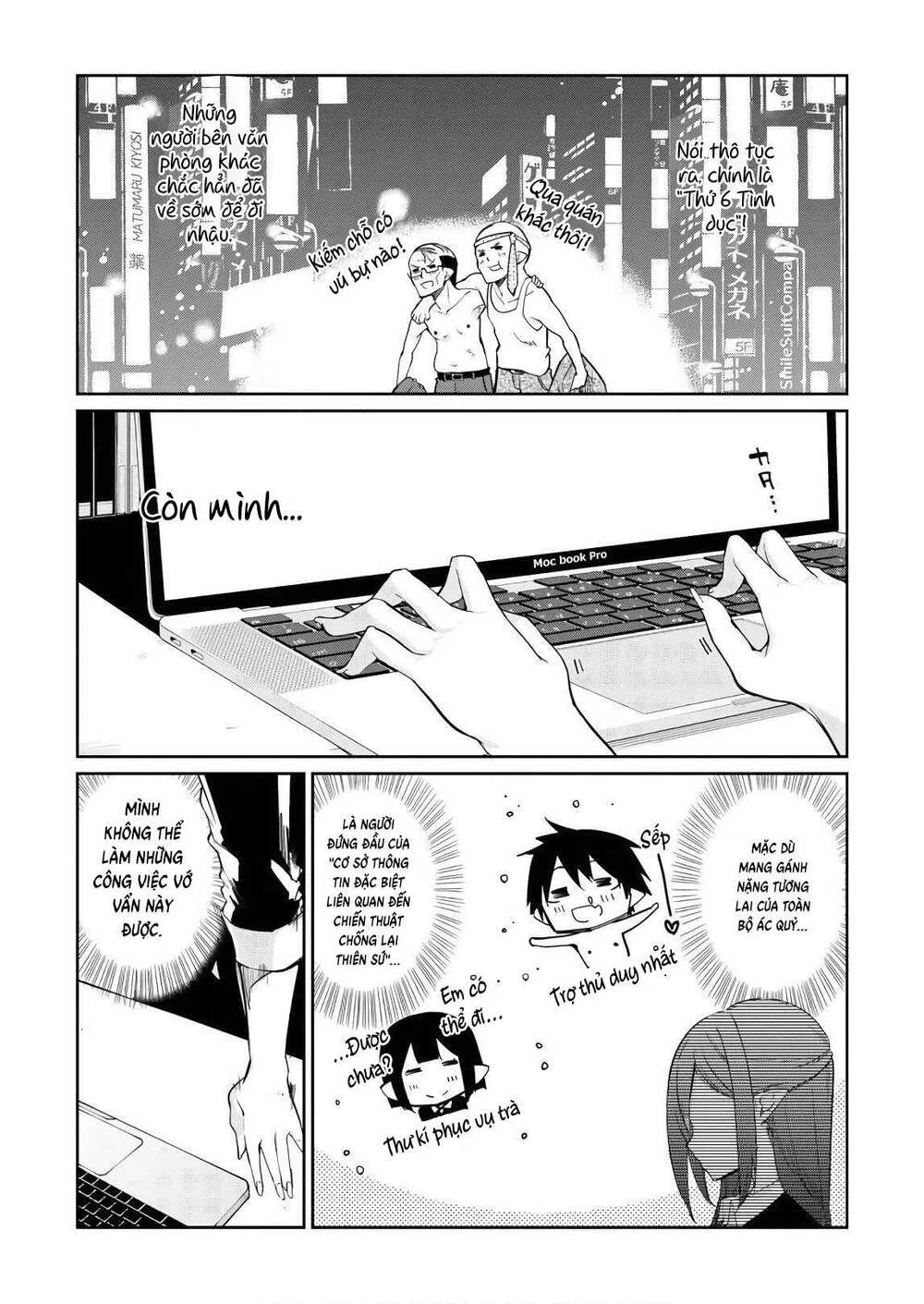HentaiVN.net - Ảnh 3 - Con quỷ ngu ngốc dám nhờn với các chị thiên thần [Oroka na Tenshi wa Akuma to Odoru; The Foolish Angel Dances with Demons] - Chap 29.5