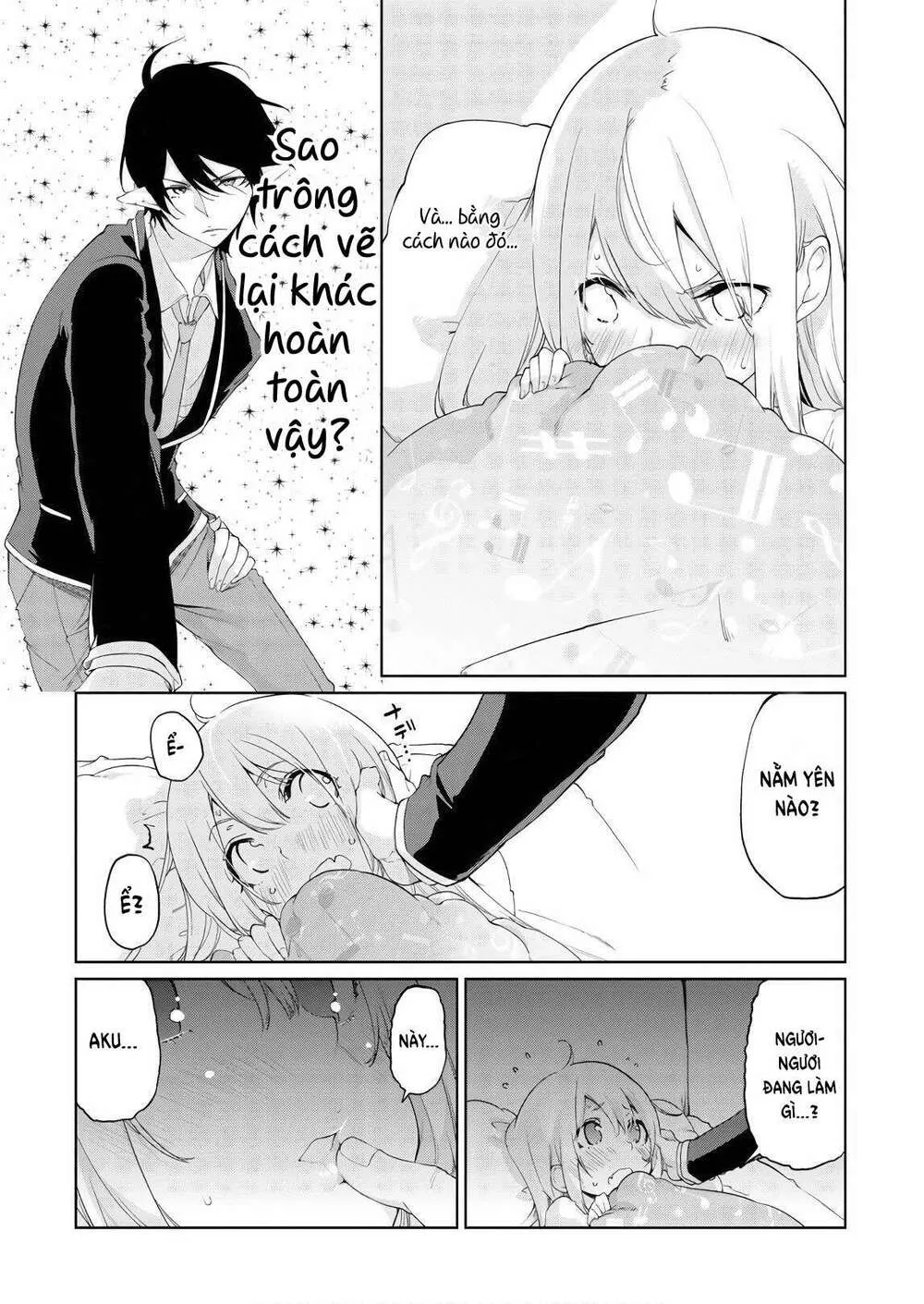 HentaiVN.net - Ảnh 8 - Con quỷ ngu ngốc dám nhờn với các chị thiên thần [Oroka na Tenshi wa Akuma to Odoru; The Foolish Angel Dances with Demons] - Chap 29.5