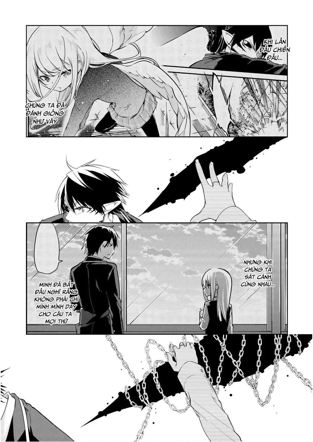 HentaiVN.net - Ảnh 21 - Con quỷ ngu ngốc dám nhờn với các chị thiên thần [Oroka na Tenshi wa Akuma to Odoru; The Foolish Angel Dances with Demons] - Chap 30