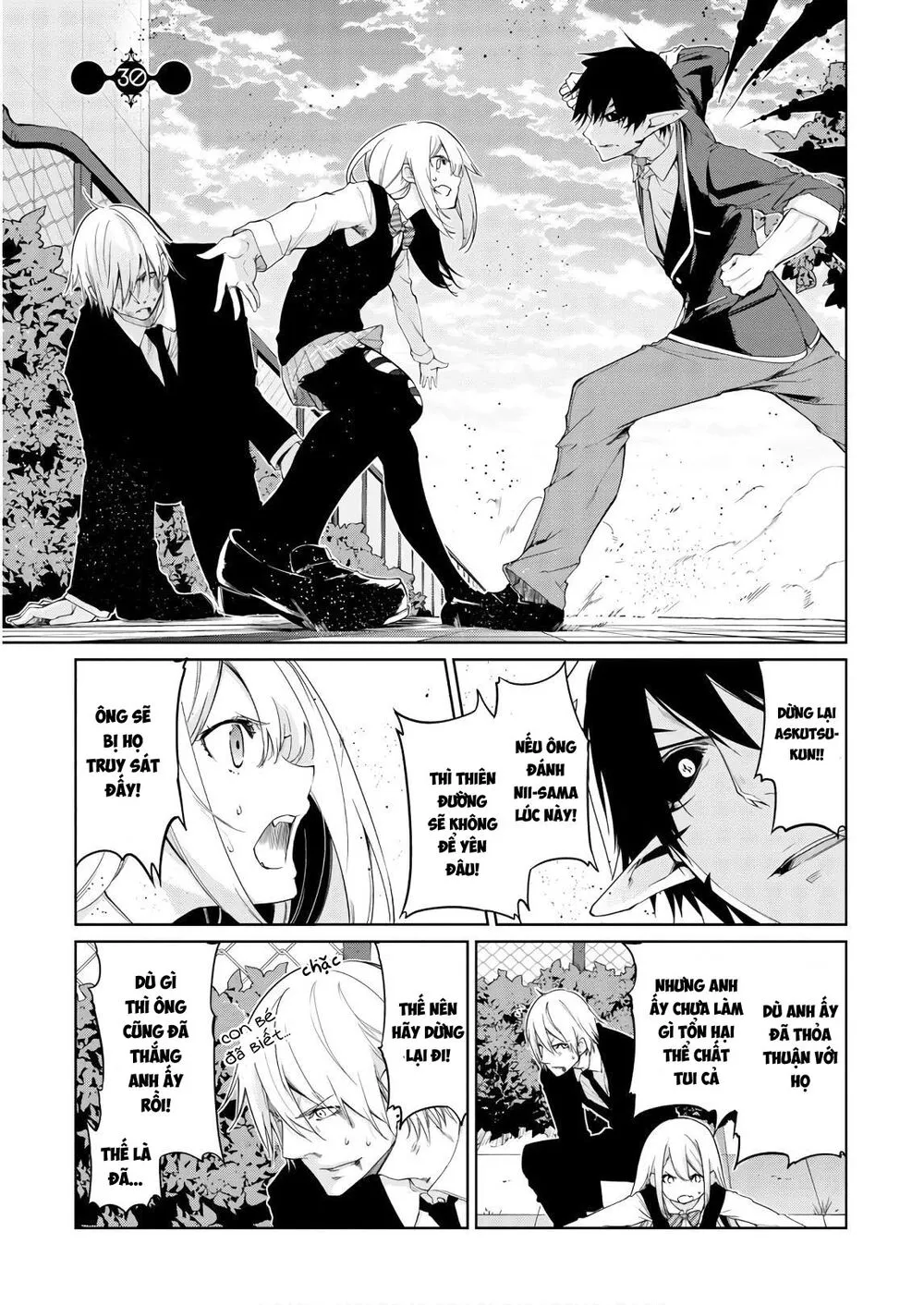 HentaiVN.net - Ảnh 3 - Con quỷ ngu ngốc dám nhờn với các chị thiên thần [Oroka na Tenshi wa Akuma to Odoru; The Foolish Angel Dances with Demons] - Chap 30