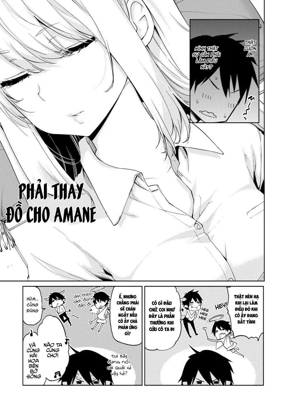 HentaiVN.net - Ảnh 6 - Con quỷ ngu ngốc dám nhờn với các chị thiên thần [Oroka na Tenshi wa Akuma to Odoru; The Foolish Angel Dances with Demons] - Chap 31