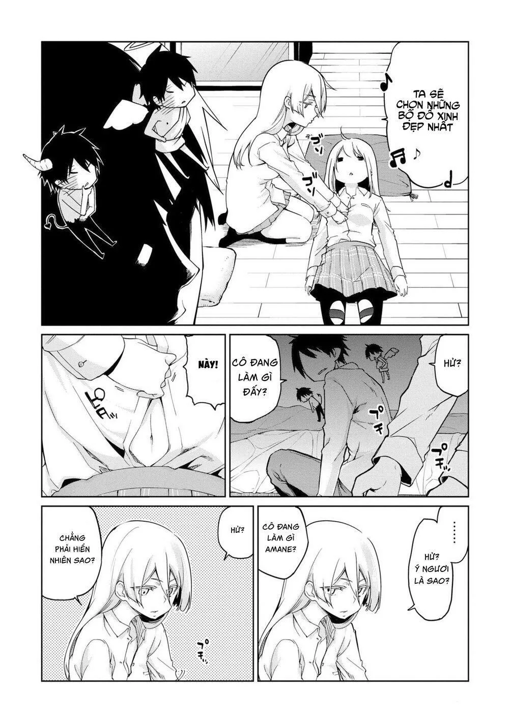 HentaiVN.net - Ảnh 7 - Con quỷ ngu ngốc dám nhờn với các chị thiên thần [Oroka na Tenshi wa Akuma to Odoru; The Foolish Angel Dances with Demons] - Chap 31