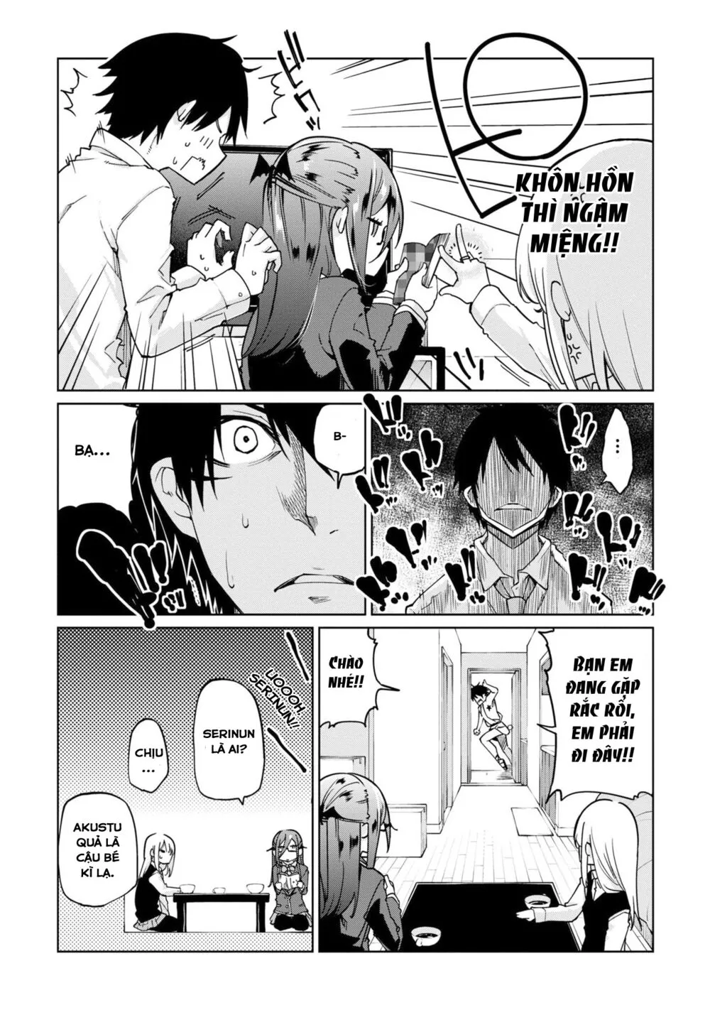 HentaiVN.net - Ảnh 13 - Con quỷ ngu ngốc dám nhờn với các chị thiên thần [Oroka na Tenshi wa Akuma to Odoru; The Foolish Angel Dances with Demons] - Chap 34