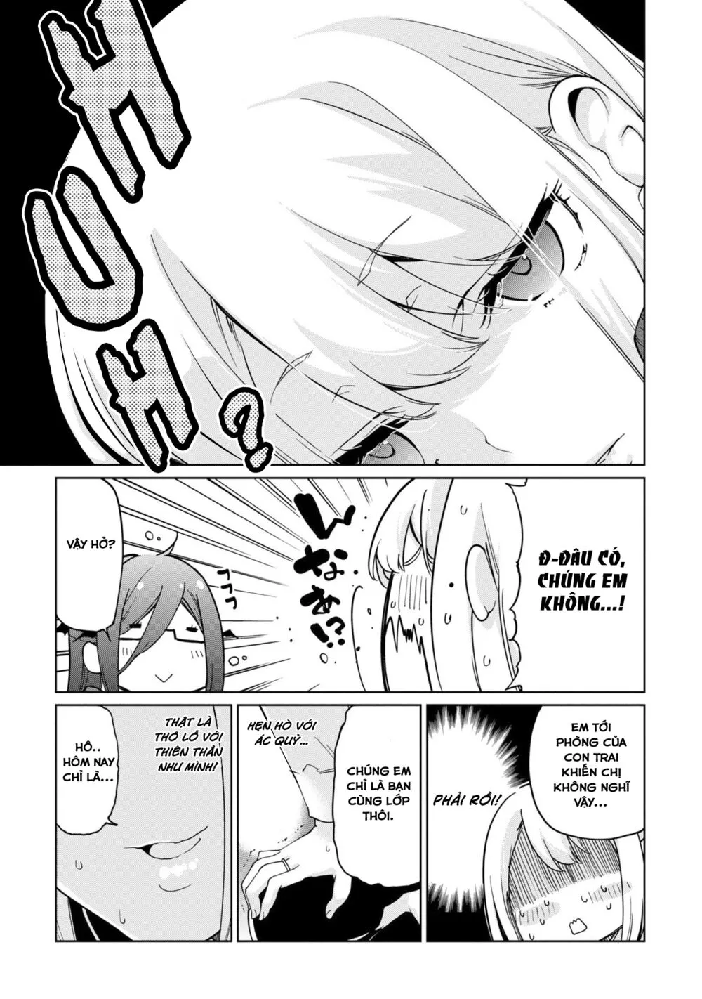 HentaiVN.net - Ảnh 20 - Con quỷ ngu ngốc dám nhờn với các chị thiên thần [Oroka na Tenshi wa Akuma to Odoru; The Foolish Angel Dances with Demons] - Chap 34