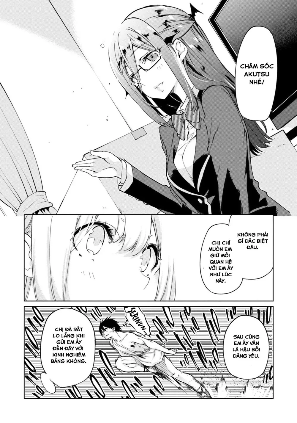 HentaiVN.net - Ảnh 25 - Con quỷ ngu ngốc dám nhờn với các chị thiên thần [Oroka na Tenshi wa Akuma to Odoru; The Foolish Angel Dances with Demons] - Chap 34