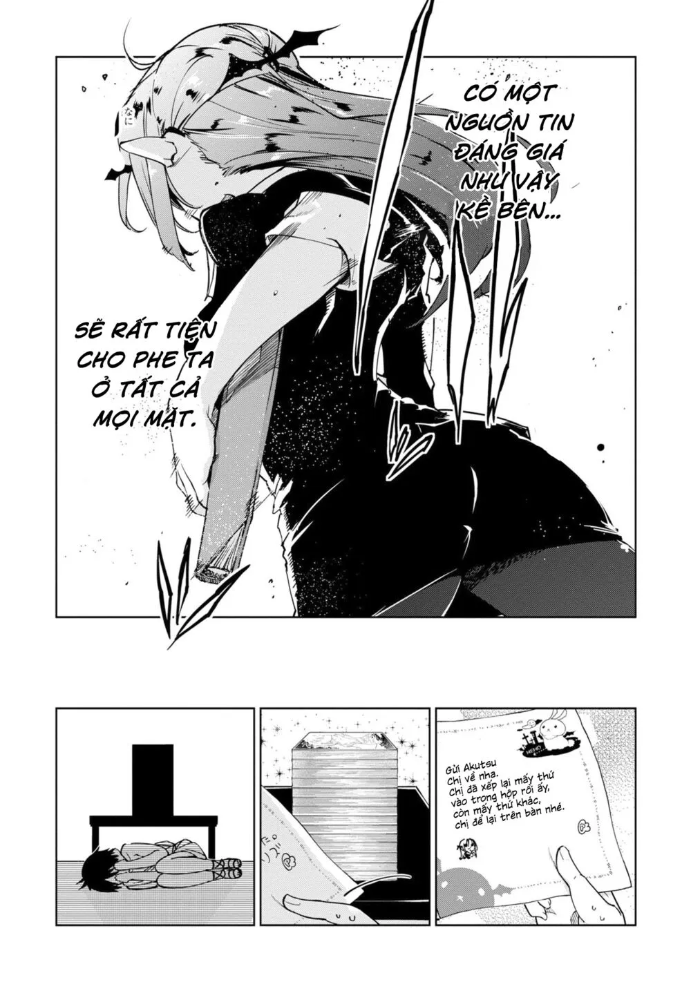 HentaiVN.net - Ảnh 29 - Con quỷ ngu ngốc dám nhờn với các chị thiên thần [Oroka na Tenshi wa Akuma to Odoru; The Foolish Angel Dances with Demons] - Chap 34