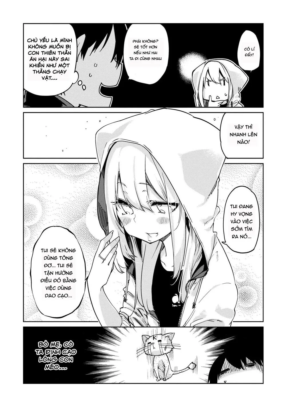 HentaiVN.net - Ảnh 19 - Con quỷ ngu ngốc dám nhờn với các chị thiên thần [Oroka na Tenshi wa Akuma to Odoru; The Foolish Angel Dances with Demons] - Chap 35