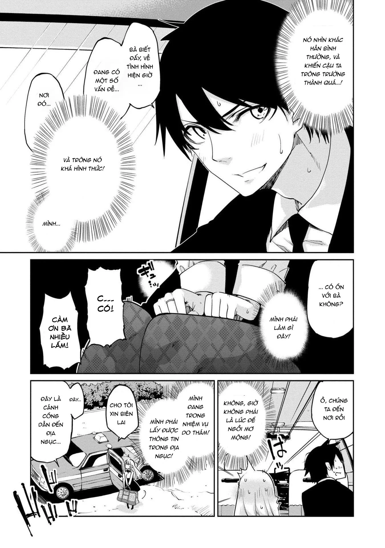 HentaiVN.net - Ảnh 10 - Con quỷ ngu ngốc dám nhờn với các chị thiên thần [Oroka na Tenshi wa Akuma to Odoru; The Foolish Angel Dances with Demons] - Chap 38.5