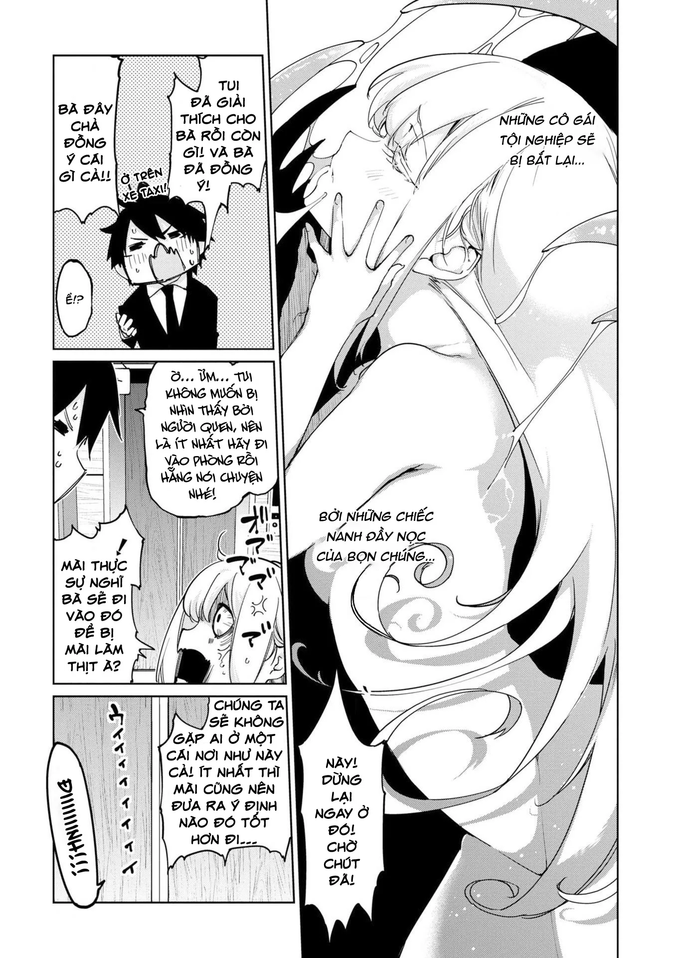 HentaiVN.net - Ảnh 9 - Con quỷ ngu ngốc dám nhờn với các chị thiên thần [Oroka na Tenshi wa Akuma to Odoru; The Foolish Angel Dances with Demons] - Chap 39