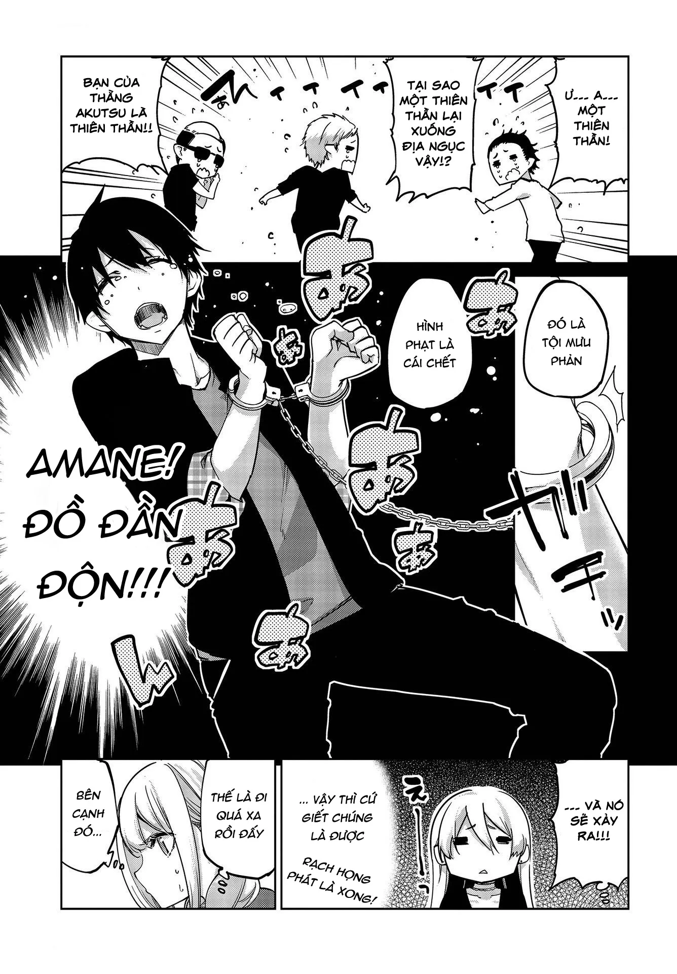 HentaiVN.net - Ảnh 21 - Con quỷ ngu ngốc dám nhờn với các chị thiên thần [Oroka na Tenshi wa Akuma to Odoru; The Foolish Angel Dances with Demons] - Chap 41