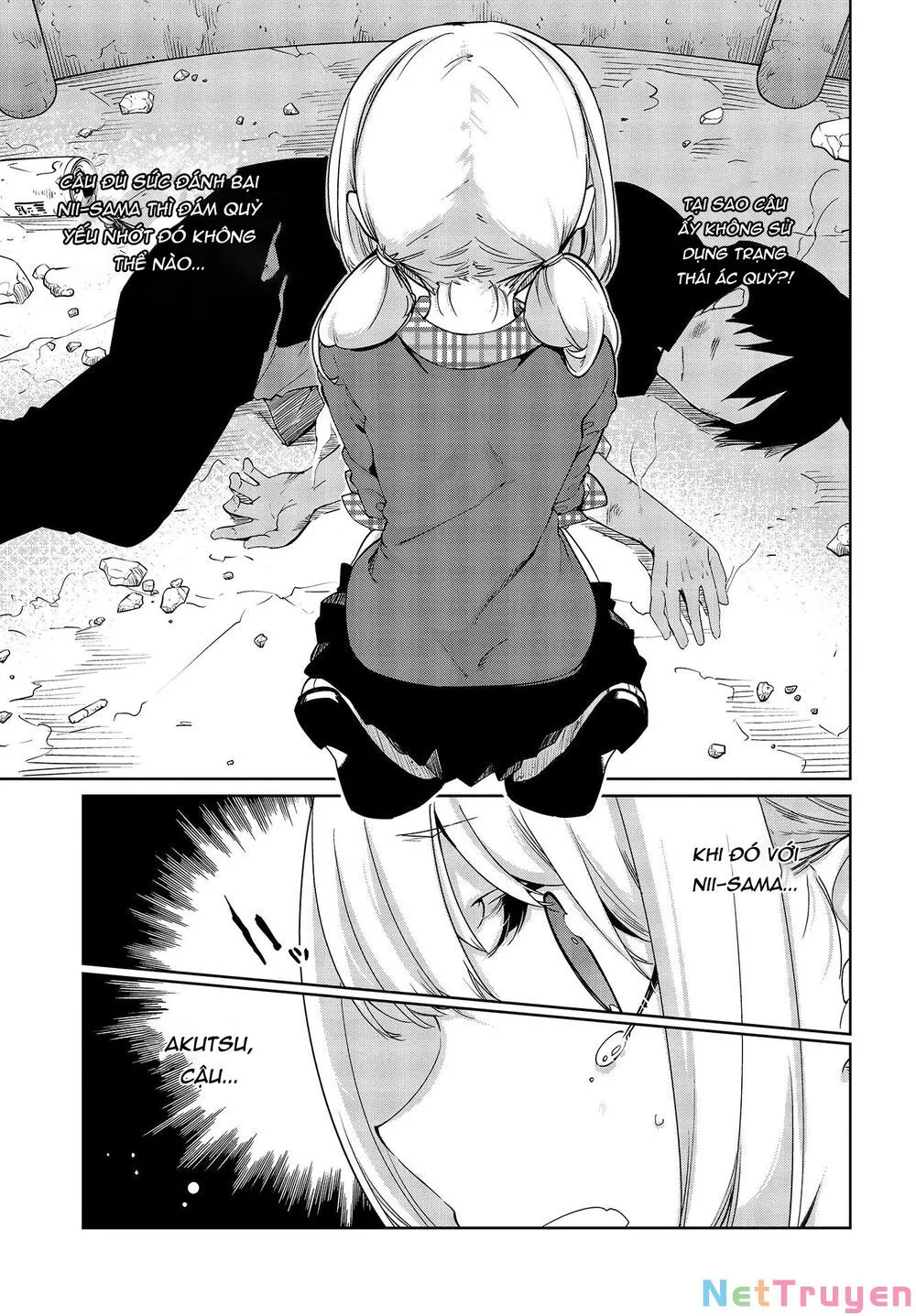 HentaiVN.net - Ảnh 15 - Con quỷ ngu ngốc dám nhờn với các chị thiên thần [Oroka na Tenshi wa Akuma to Odoru; The Foolish Angel Dances with Demons] - Chap 42