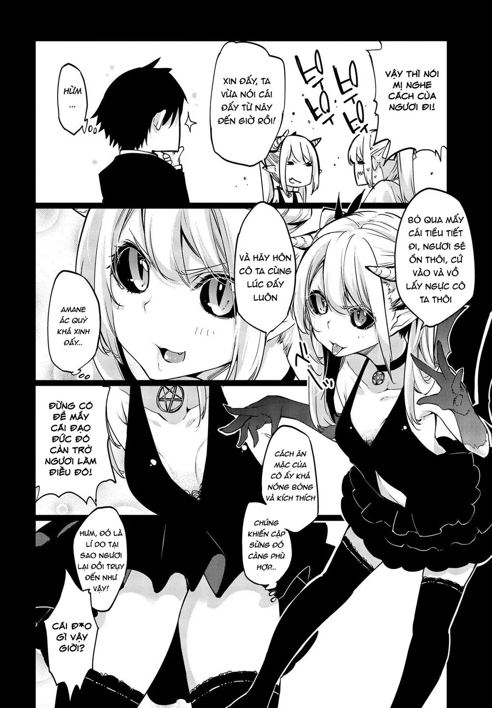 HentaiVN.net - Ảnh 17 - Con quỷ ngu ngốc dám nhờn với các chị thiên thần [Oroka na Tenshi wa Akuma to Odoru; The Foolish Angel Dances with Demons] - Chap 45