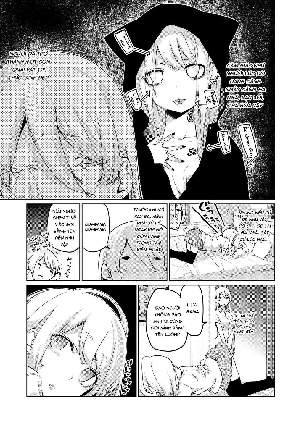 HentaiVN.net - Ảnh 4 - Con quỷ ngu ngốc dám nhờn với các chị thiên thần [Oroka na Tenshi wa Akuma to Odoru; The Foolish Angel Dances with Demons] - Chap 49