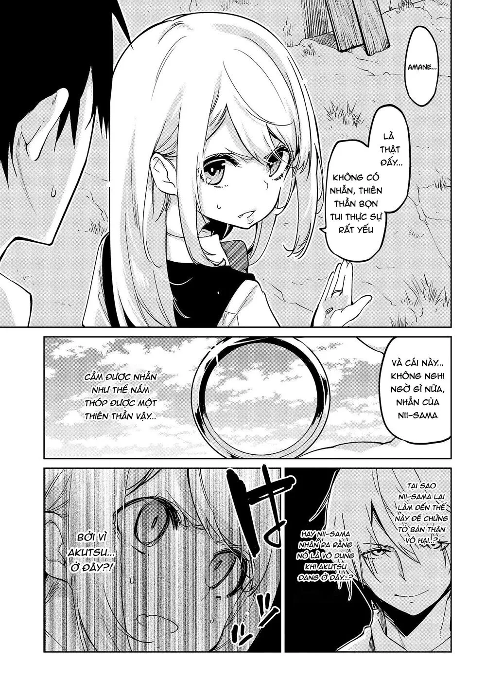 HentaiVN.net - Ảnh 16 - Con quỷ ngu ngốc dám nhờn với các chị thiên thần [Oroka na Tenshi wa Akuma to Odoru; The Foolish Angel Dances with Demons] - Chap 51