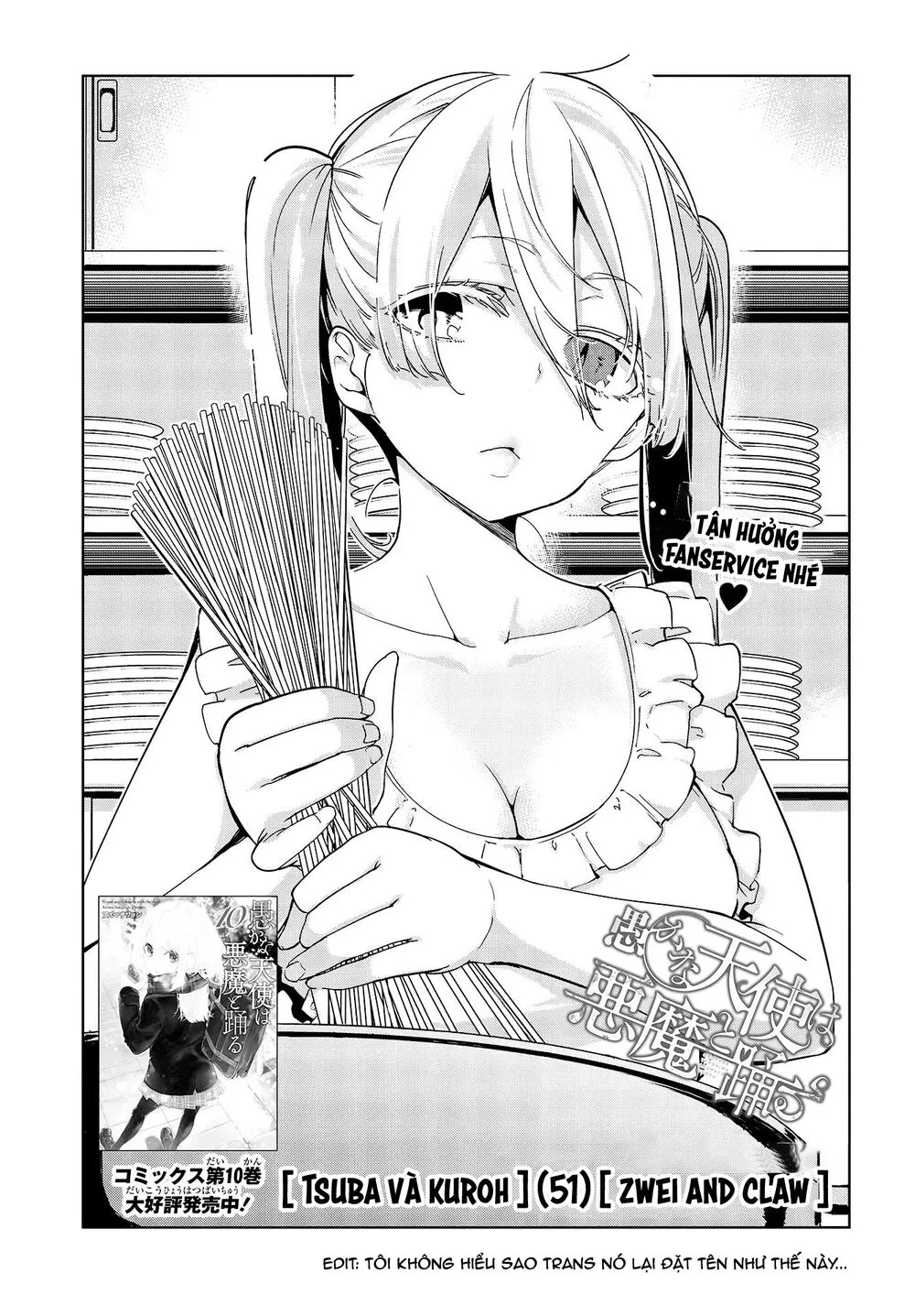 HentaiVN.net - Ảnh 4 - Con quỷ ngu ngốc dám nhờn với các chị thiên thần [Oroka na Tenshi wa Akuma to Odoru; The Foolish Angel Dances with Demons] - Chap 51