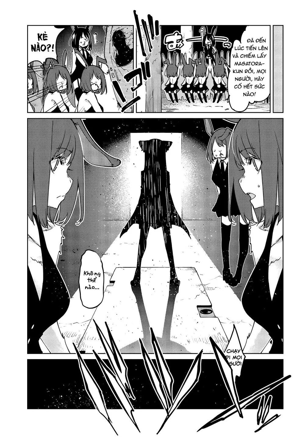 HentaiVN.net - Ảnh 12 - Con quỷ ngu ngốc dám nhờn với các chị thiên thần [Oroka na Tenshi wa Akuma to Odoru; The Foolish Angel Dances with Demons] - Chap 52
