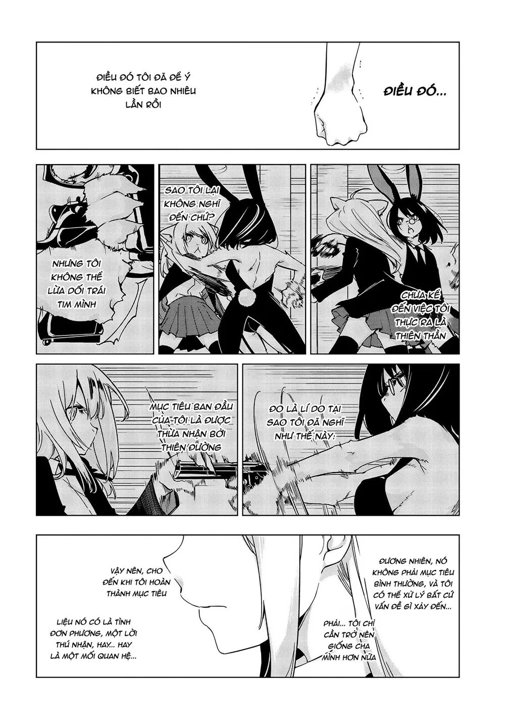 HentaiVN.net - Ảnh 31 - Con quỷ ngu ngốc dám nhờn với các chị thiên thần [Oroka na Tenshi wa Akuma to Odoru; The Foolish Angel Dances with Demons] - Chap 52
