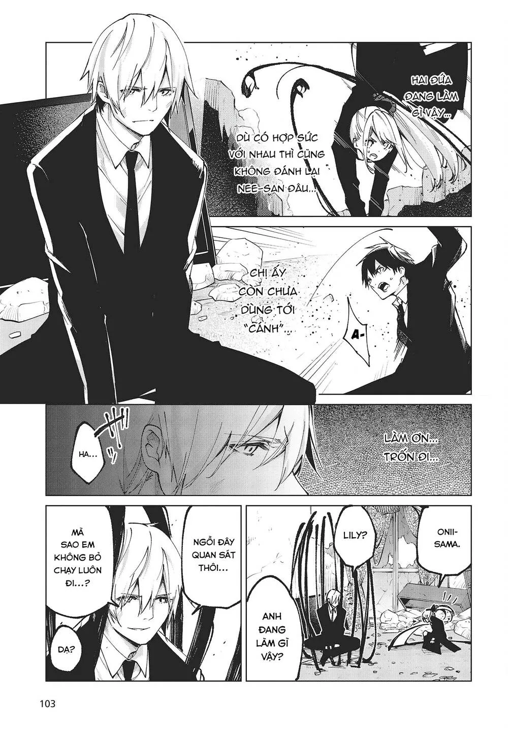 HentaiVN.net - Ảnh 7 - Con quỷ ngu ngốc dám nhờn với các chị thiên thần [Oroka na Tenshi wa Akuma to Odoru; The Foolish Angel Dances with Demons] - Chap 71