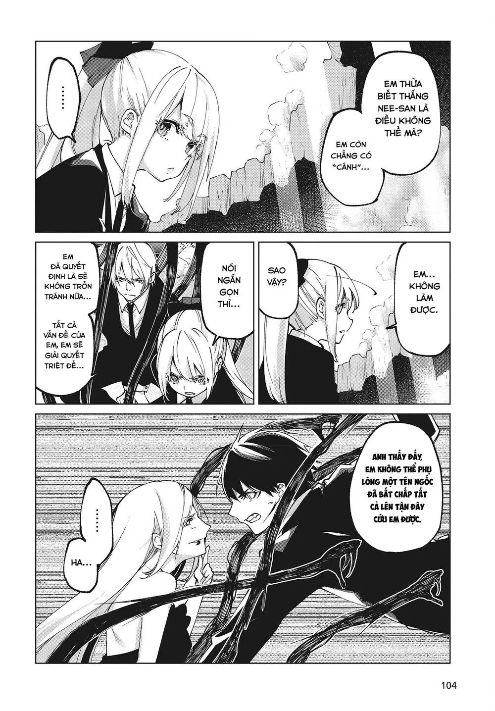 HentaiVN.net - Ảnh 8 - Con quỷ ngu ngốc dám nhờn với các chị thiên thần [Oroka na Tenshi wa Akuma to Odoru; The Foolish Angel Dances with Demons] - Chap 71