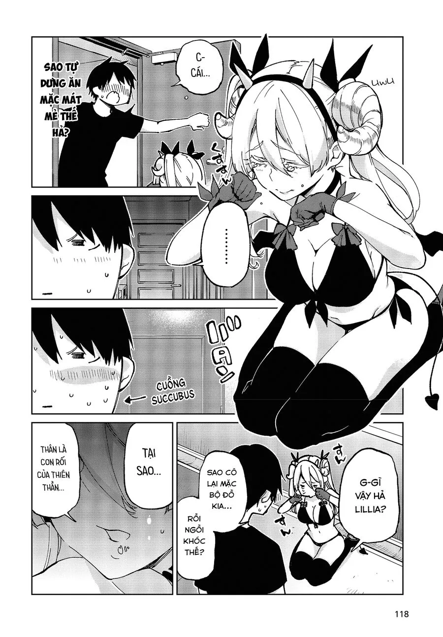 HentaiVN.net - Ảnh 10 - Con quỷ ngu ngốc dám nhờn với các chị thiên thần [Oroka na Tenshi wa Akuma to Odoru; The Foolish Angel Dances with Demons] - Chap 77.5