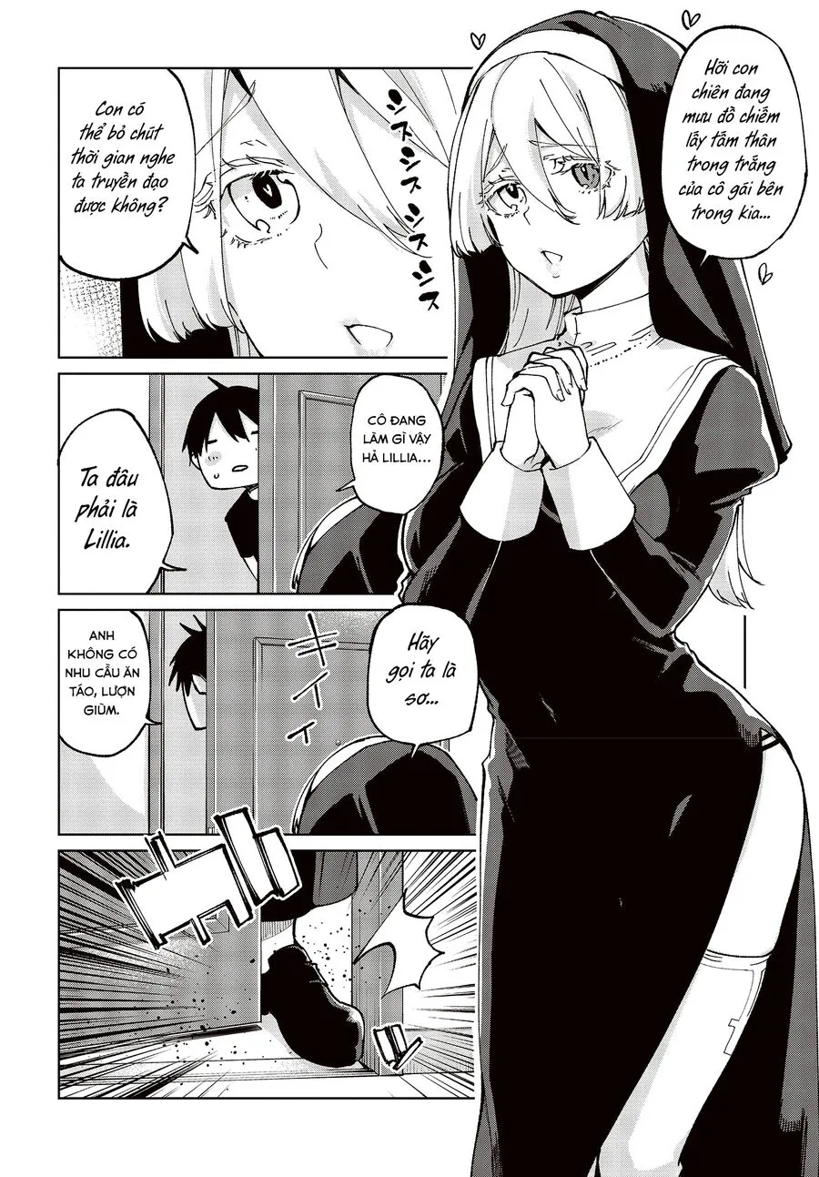 HentaiVN.net - Ảnh 4 - Con quỷ ngu ngốc dám nhờn với các chị thiên thần [Oroka na Tenshi wa Akuma to Odoru; The Foolish Angel Dances with Demons] - Chap 77.5