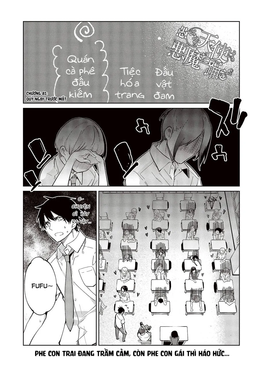 HentaiVN.net - Ảnh 3 - Con quỷ ngu ngốc dám nhờn với các chị thiên thần [Oroka na Tenshi wa Akuma to Odoru; The Foolish Angel Dances with Demons] - Chap 81