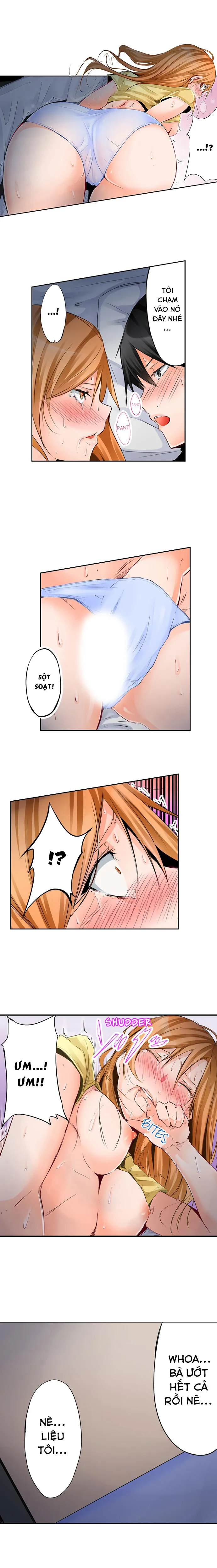 HentaiVN.net - Ảnh 8 - Tôi Và Hai Cô Bạn Ngủ Cùng Trong Căn Phòng 7 Mét Vuông! [Yojouhan de Micchaku 3P Otomarikai!; The Secret 3P Sleepover in a 7 Square Meter Room!] - Chap 3: Mập Mờ Nơi Tủ Hẹp!