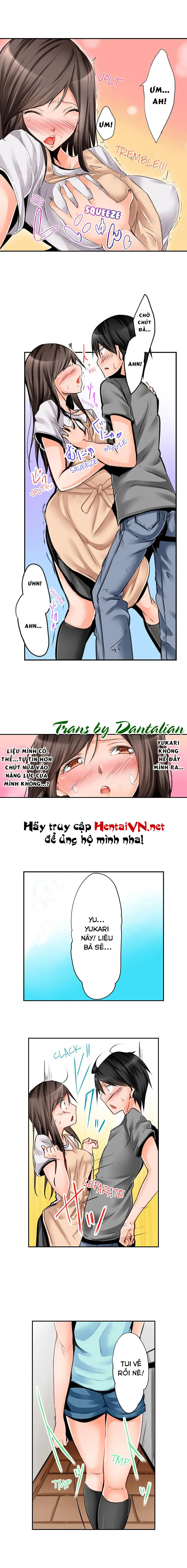 HentaiVN.net - Ảnh 9 - Tôi Và Hai Cô Bạn Ngủ Cùng Trong Căn Phòng 7 Mét Vuông! [Yojouhan de Micchaku 3P Otomarikai!; The Secret 3P Sleepover in a 7 Square Meter Room!] - Chap 4: Sờ Mó Yukari!