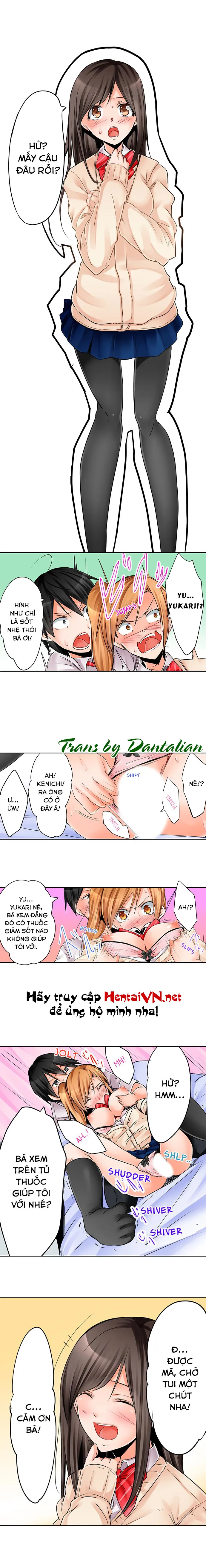 HentaiVN.net - Ảnh 10 - Tôi Và Hai Cô Bạn Ngủ Cùng Trong Căn Phòng 7 Mét Vuông! [Yojouhan de Micchaku 3P Otomarikai!; The Secret 3P Sleepover in a 7 Square Meter Room!] - Chap 8: Vào Phòng Y Tế Cùng Reimi!